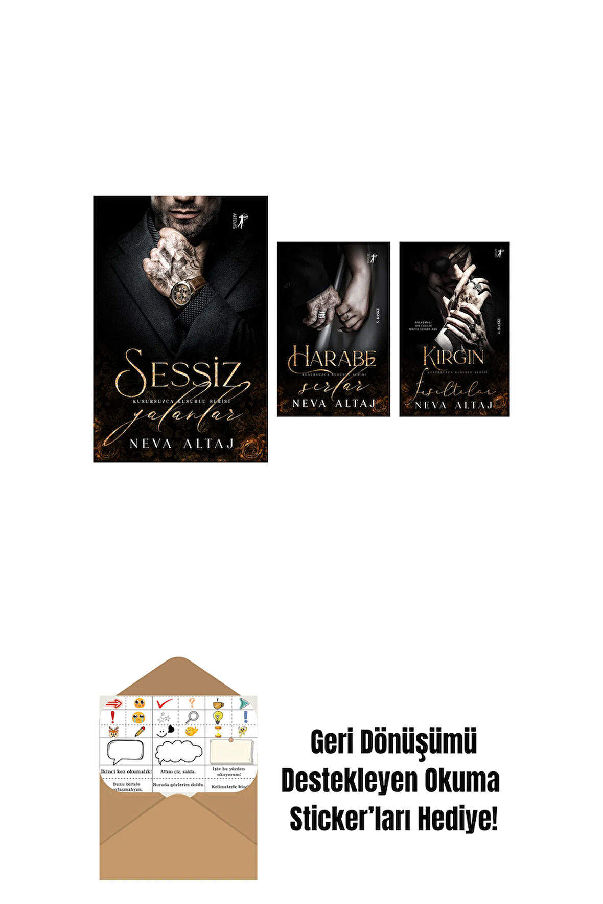 Neva Altaj 3 Kitap Set + Okuma Sticker'ları