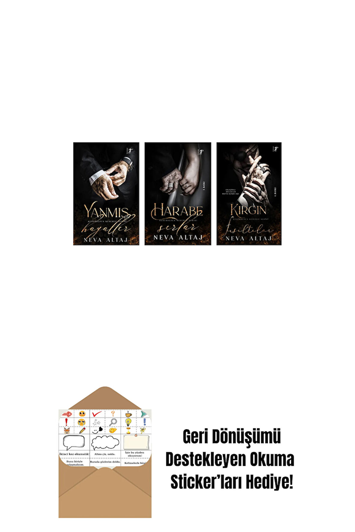 Neva Altaj 3 Kitap Set + Okuma Sticker'ları