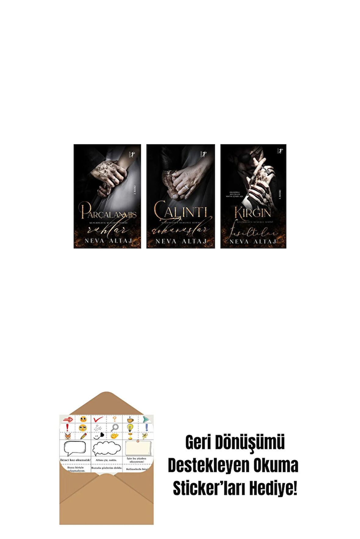 Neva Altaj 3 Kitap Set + Okuma Sticker'ları
