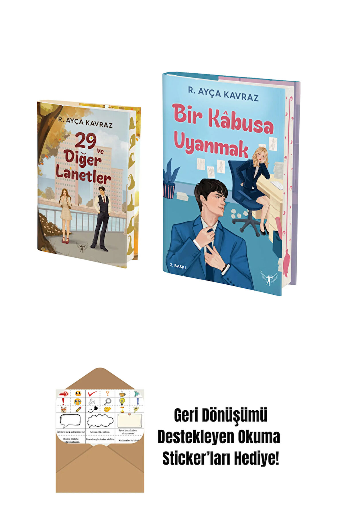 29 ve Diğer Lanetler (Ciltli) + Bir Kâbusa Uyanmak (Ciltli) + Okuma Sticker'ları