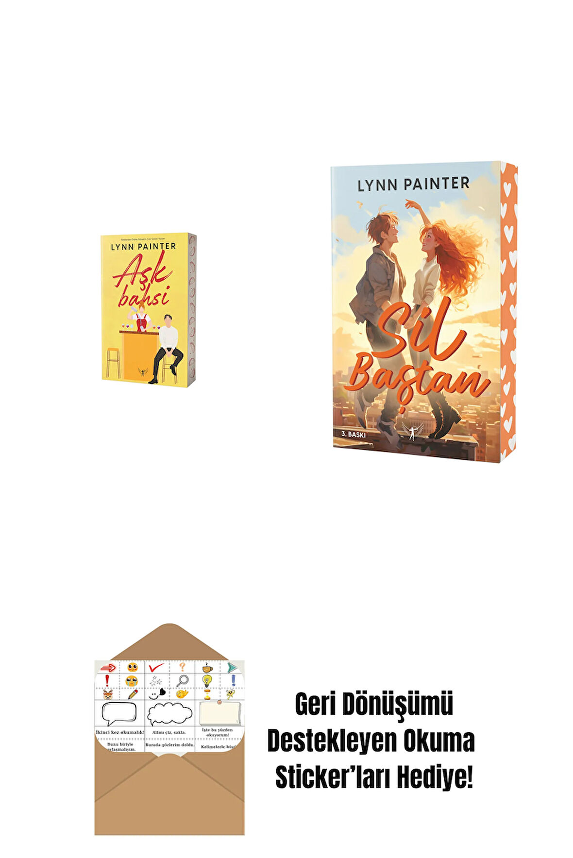 Aşk Bahsi + Sil Baştan + Okuma Sticker'ları