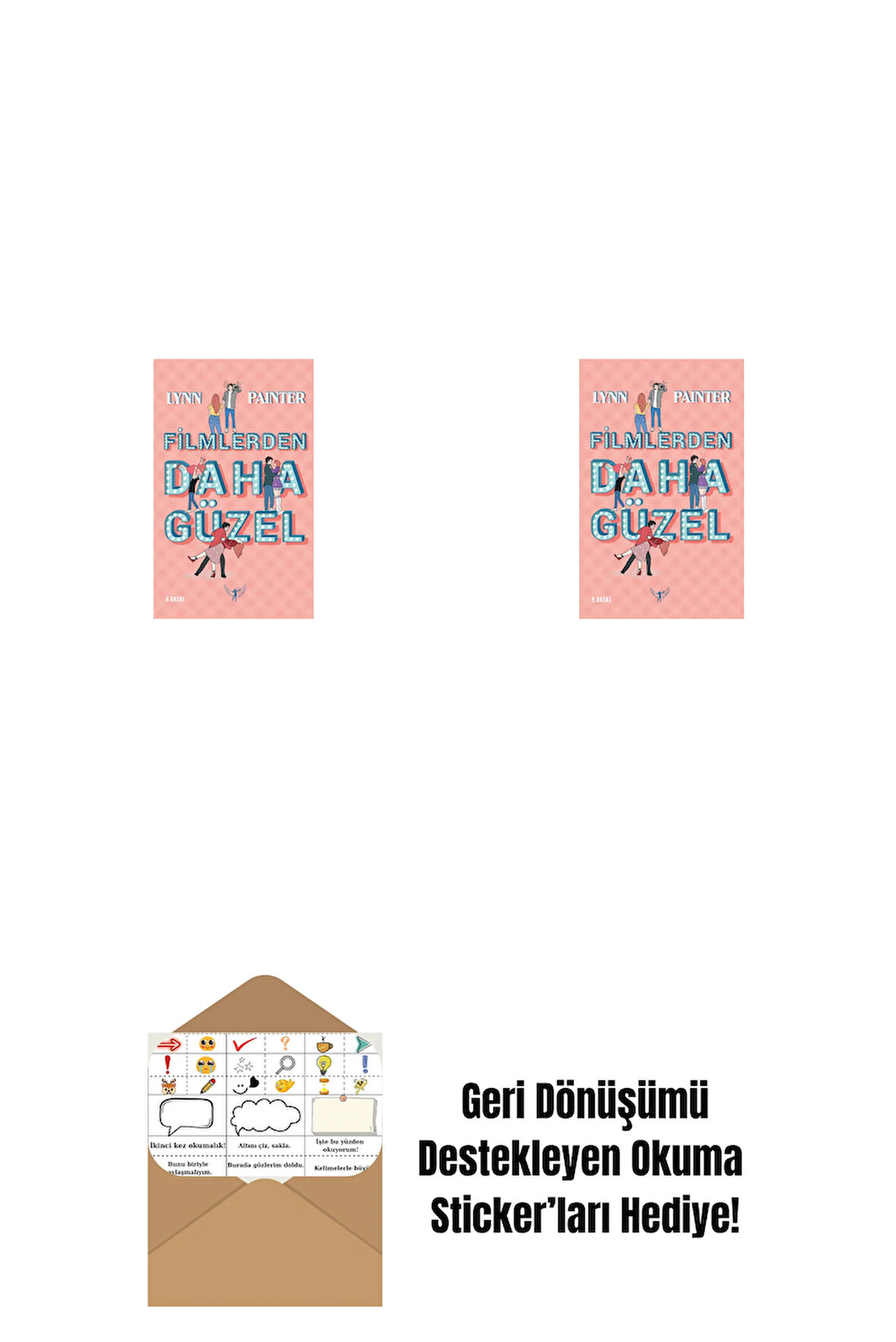 Filmlerden Daha Güzel (Ciltli) + Filmlerden Daha Güzel + Okuma Sticker'ları