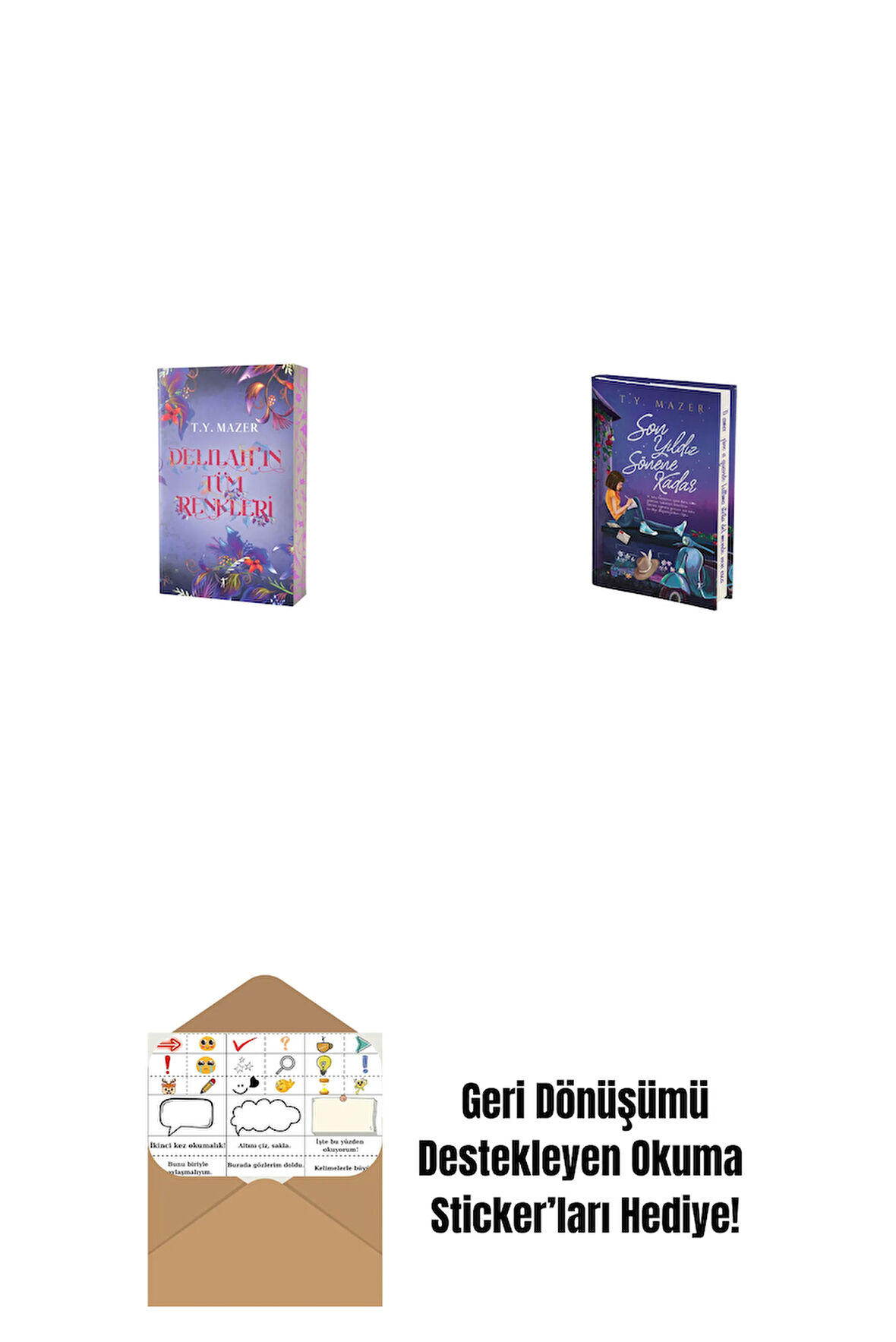 Delilah’ın Tüm Renkleri + Son Yıldız Sönene Kadar + Okuma Sticker'ları