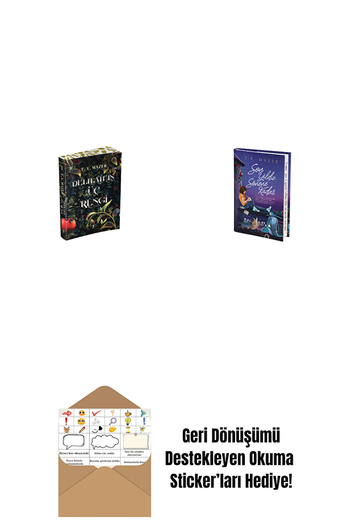 Delilah’ın Üç Rengi + Son Yıldız Sönene Kadar + Okuma Sticker'ları