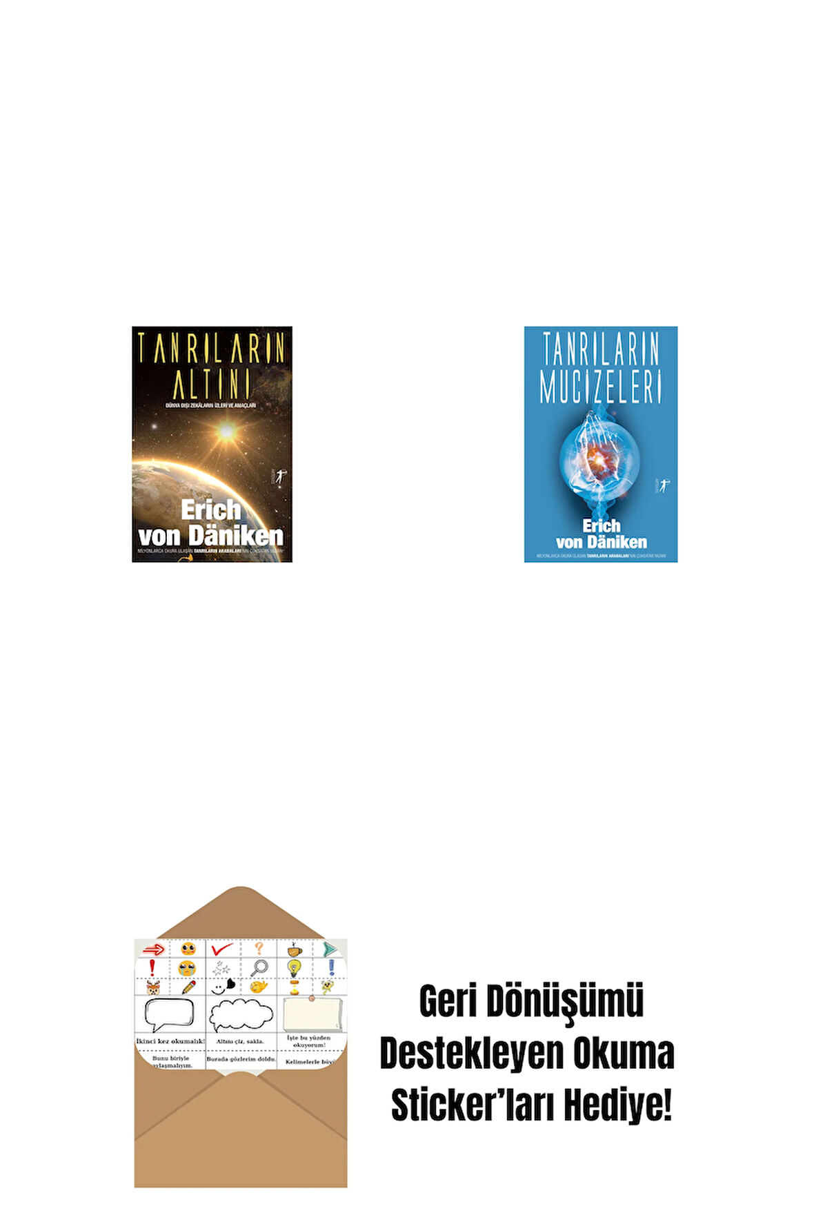 Tanrıların Altını + Tanrıların Mucizeleri + Okuma Sticker'ları