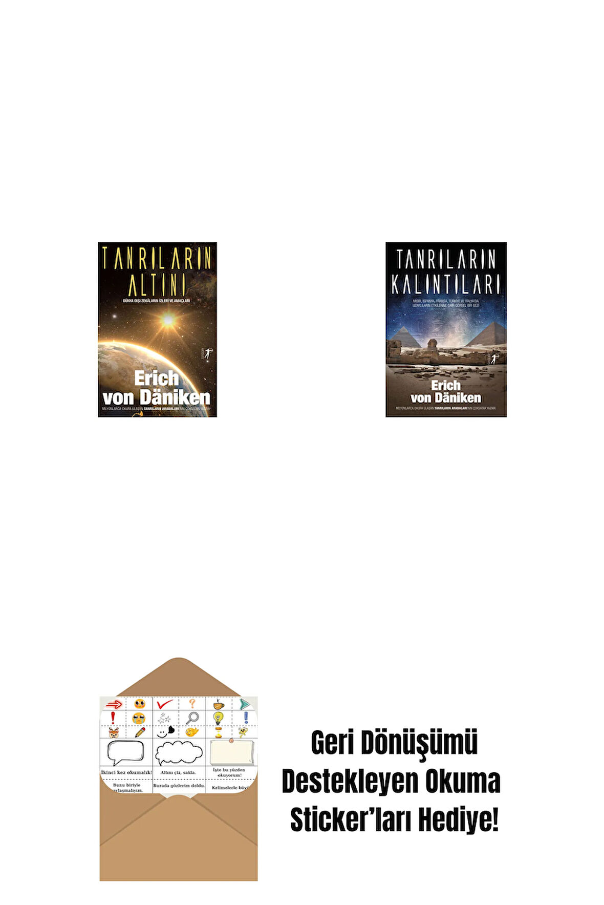 Tanrıların Altını + Tanrıların Kalıntıları + Okuma Sticker'ları