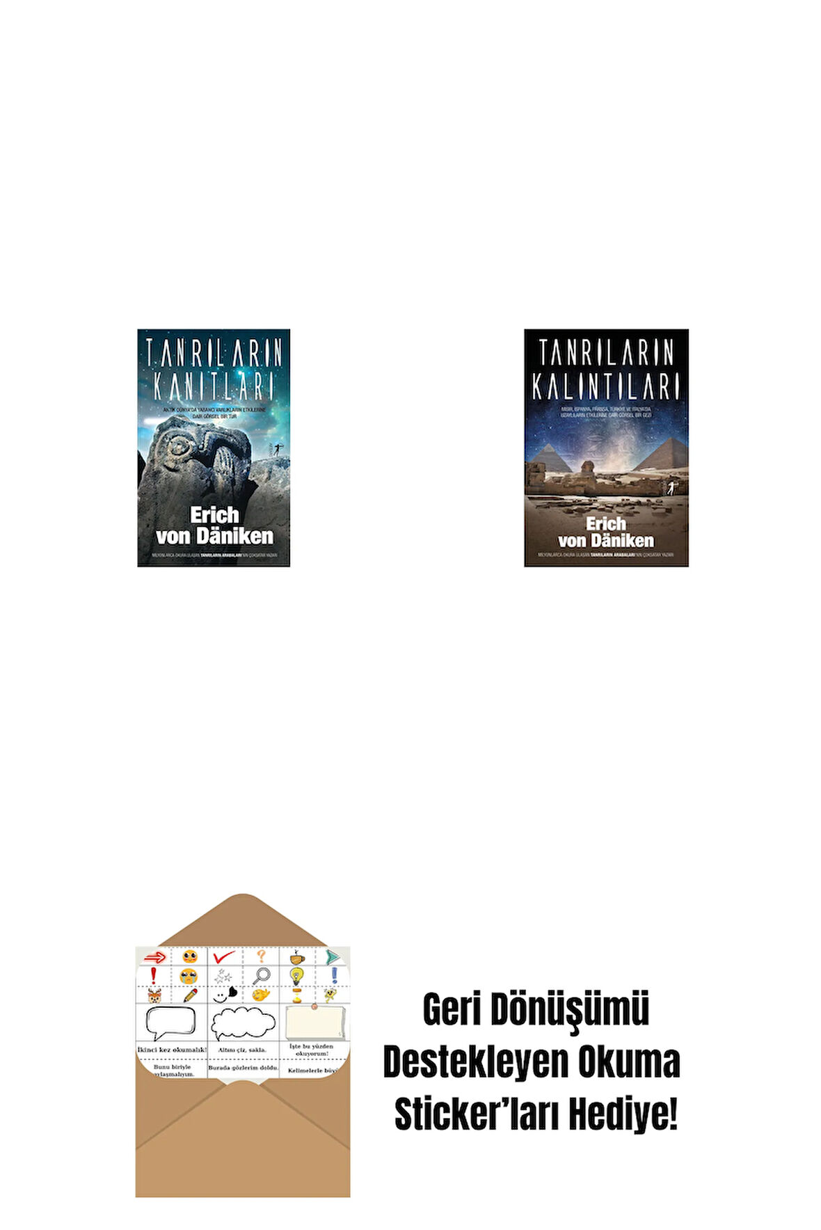 Tanrıların Kanıtları + Tanrıların Kalıntıları + Okuma Sticker'ları