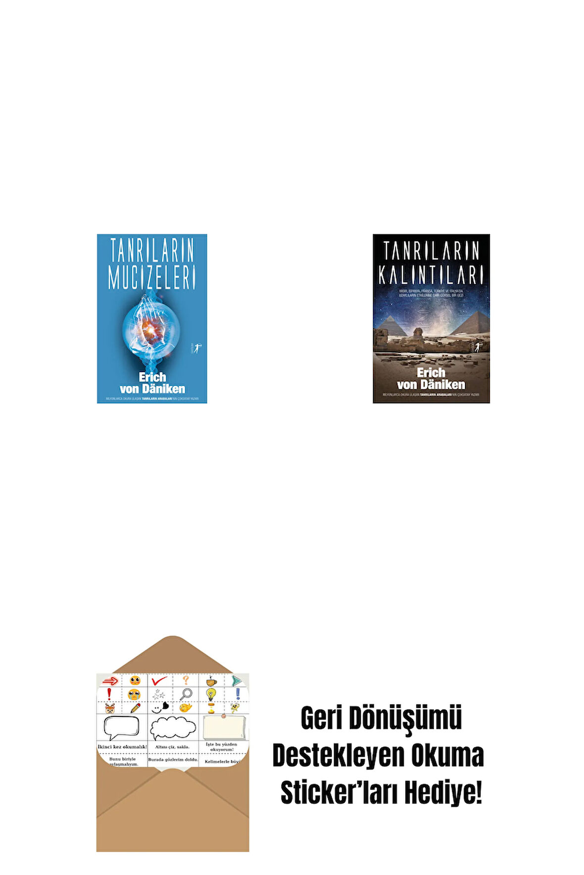 Tanrıların Mucizeleri + Tanrıların Kalıntıları + Okuma Sticker'ları