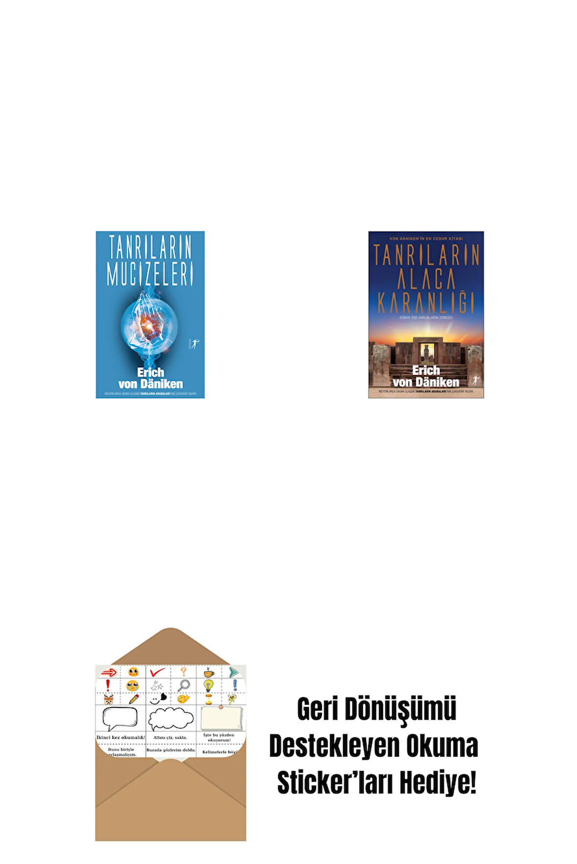 Tanrıların Mucizeleri + Tanrıların Alacakaranlığı + Okuma Sticker'ları