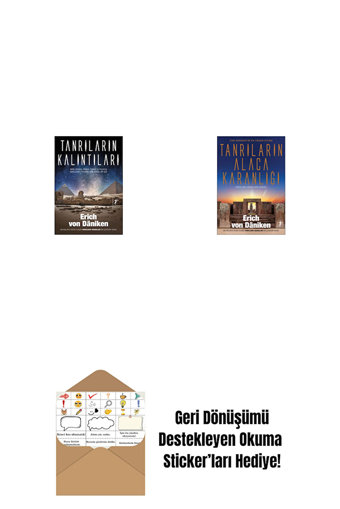 Tanrıların Kalıntıları + Tanrıların Alacakaranlığı + Okuma Sticker'ları