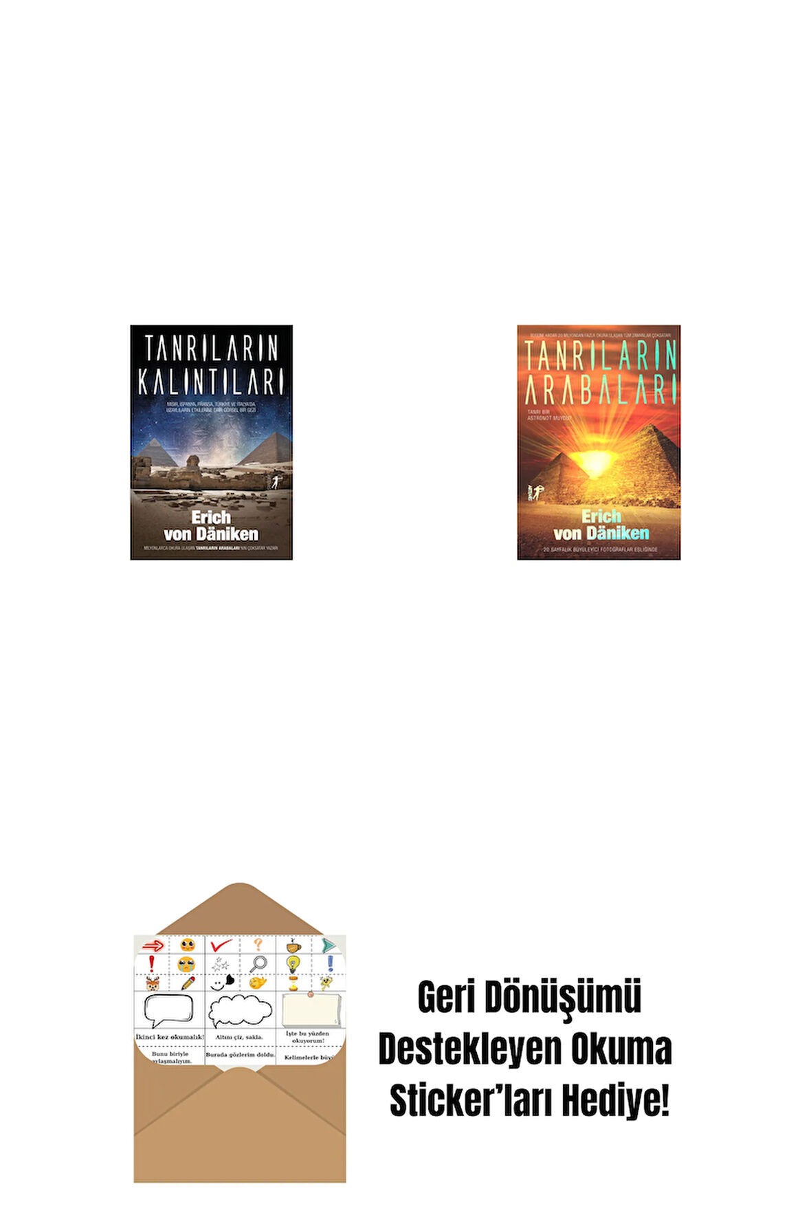Tanrıların Kalıntıları + Tanrıların Arabaları + Okuma Sticker'ları