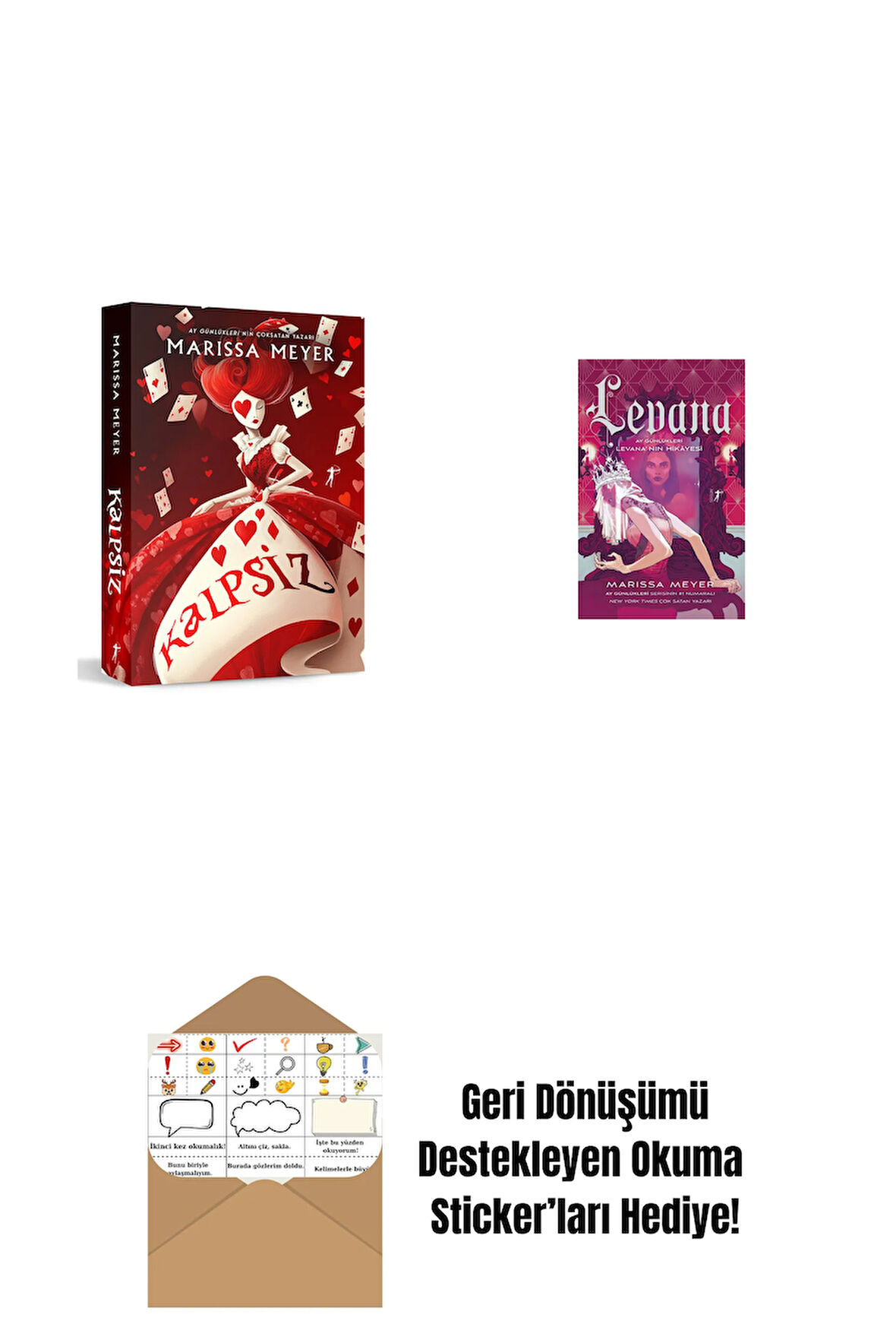 Kalpsiz + Levana + Okuma Sticker'ları