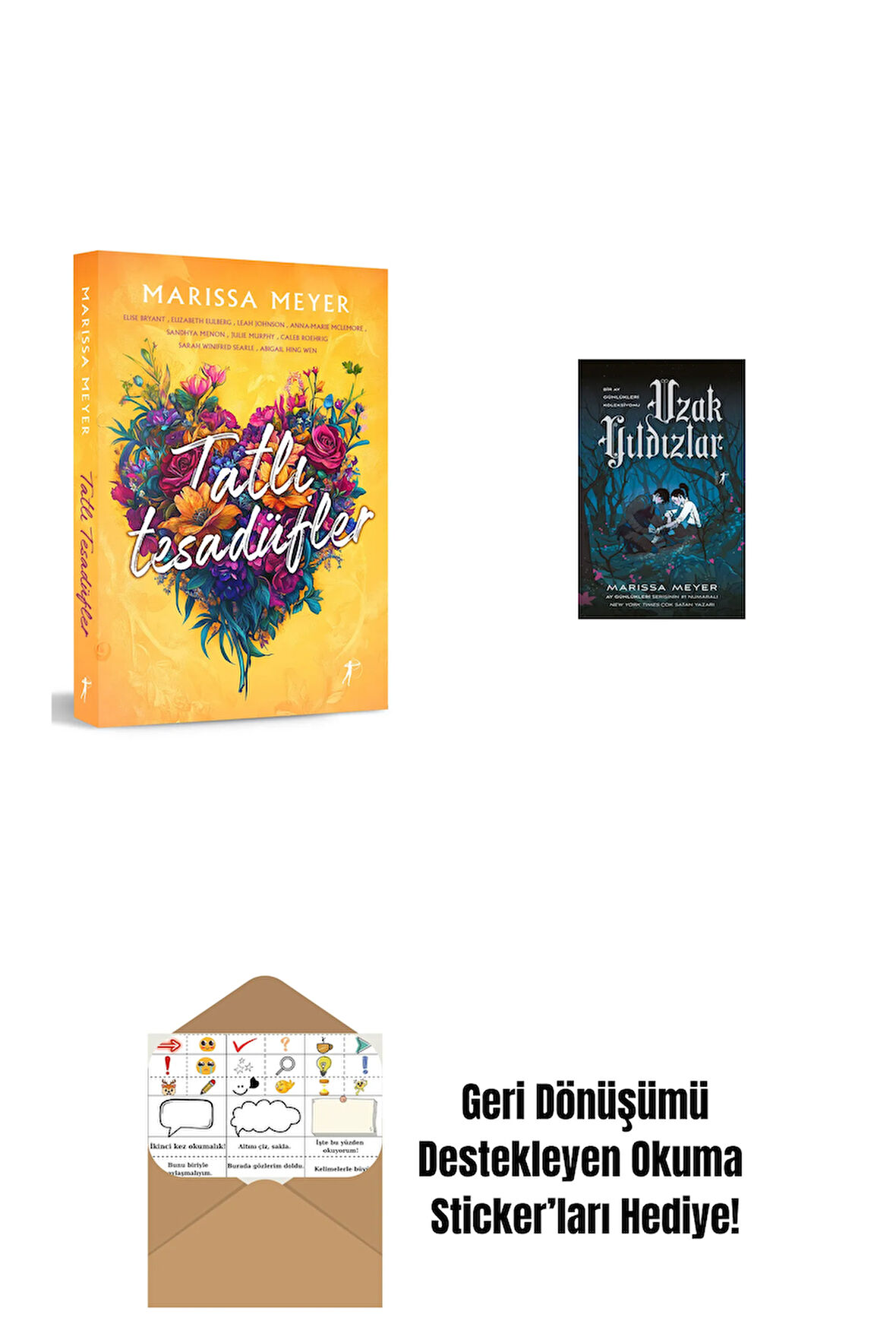 Tatlı Tesadüfler + Uzak Yıldızlar + Okuma Sticker'ları