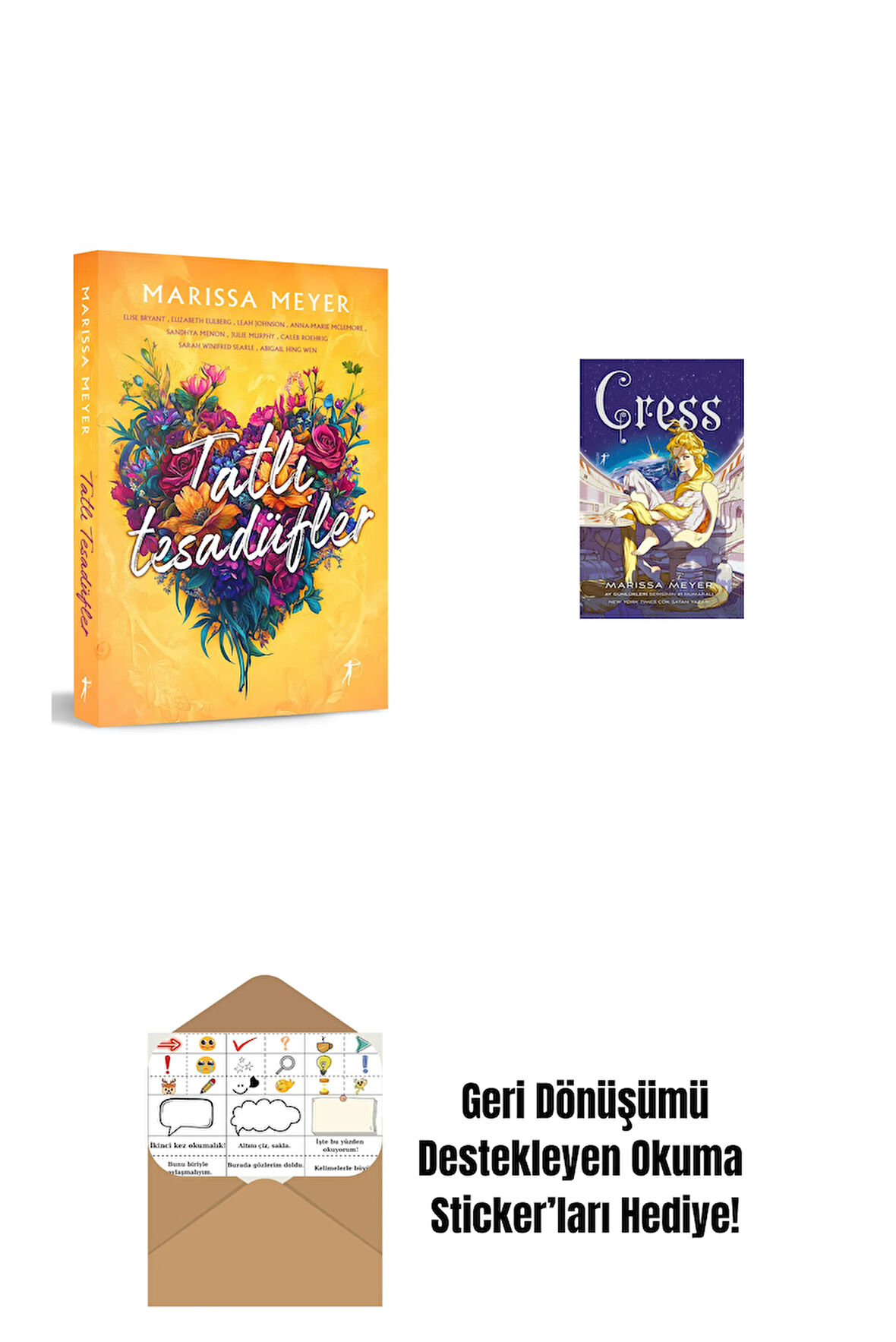 Tatlı Tesadüfler + Cress + Okuma Sticker'ları