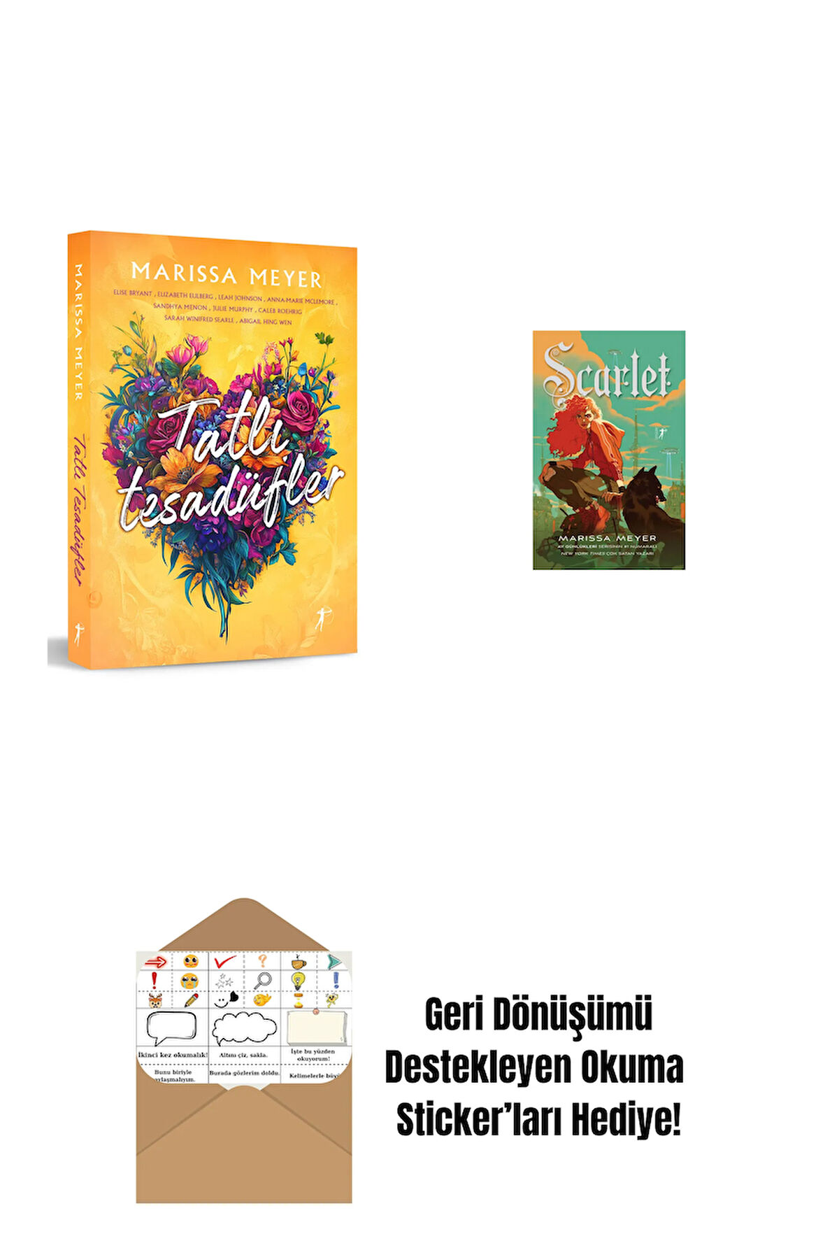 Tatlı Tesadüfler + Scarlet + Okuma Sticker'ları