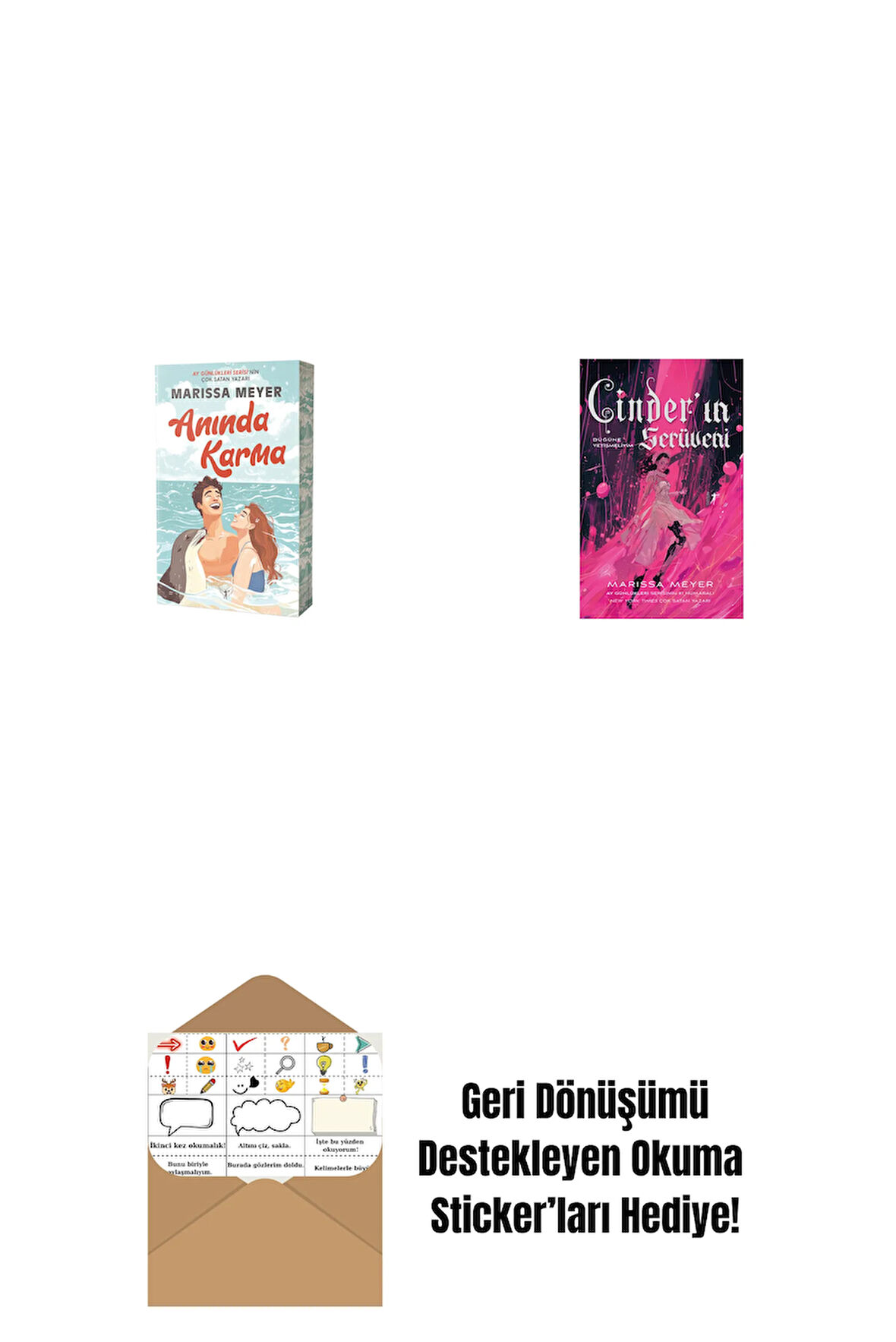 Anında Karma + Cinder’ın Serüveni + Okuma Sticker'ları
