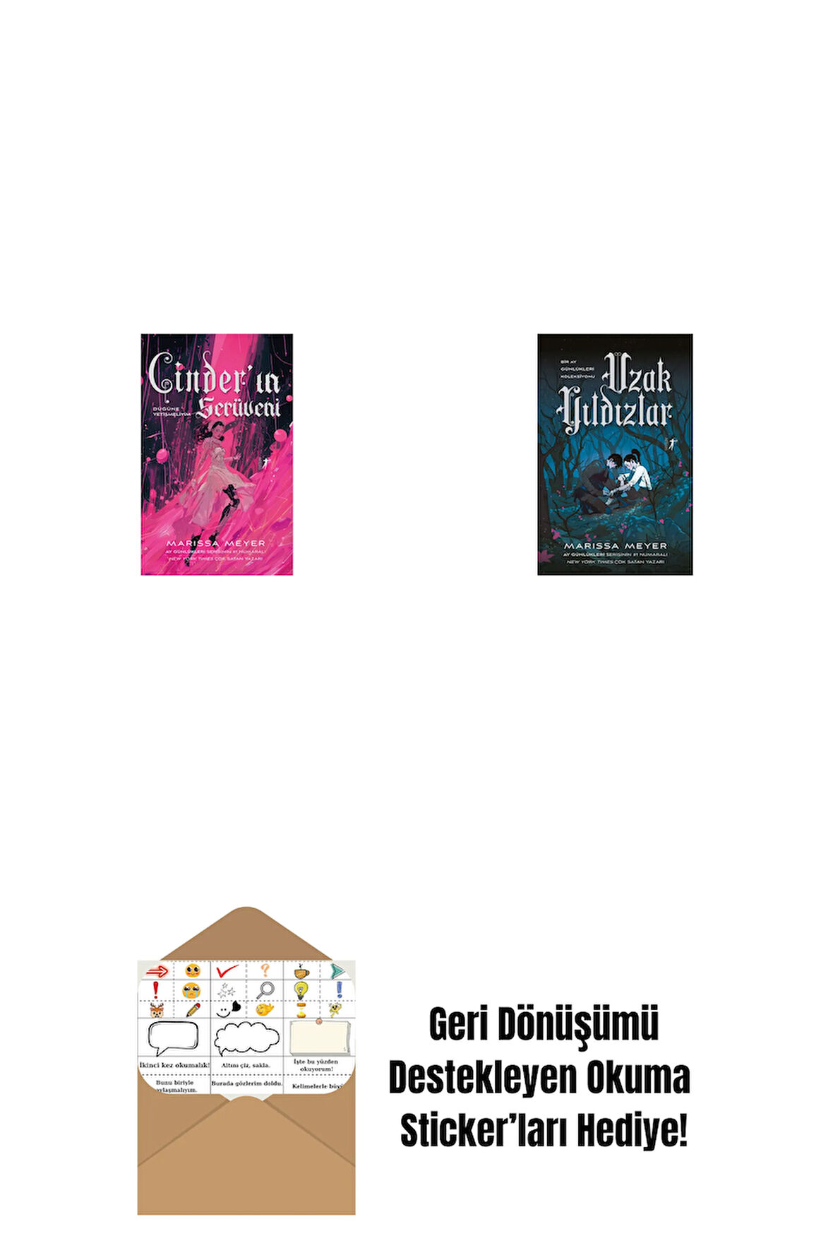 Cinder’ın Serüveni + Uzak Yıldızlar + Okuma Sticker'ları