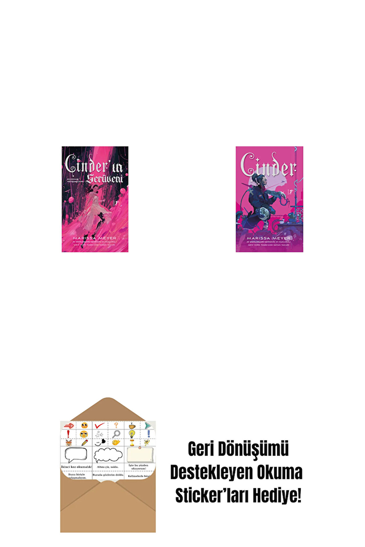 Cinder’ın Serüveni + Cinder + Okuma Sticker'ları