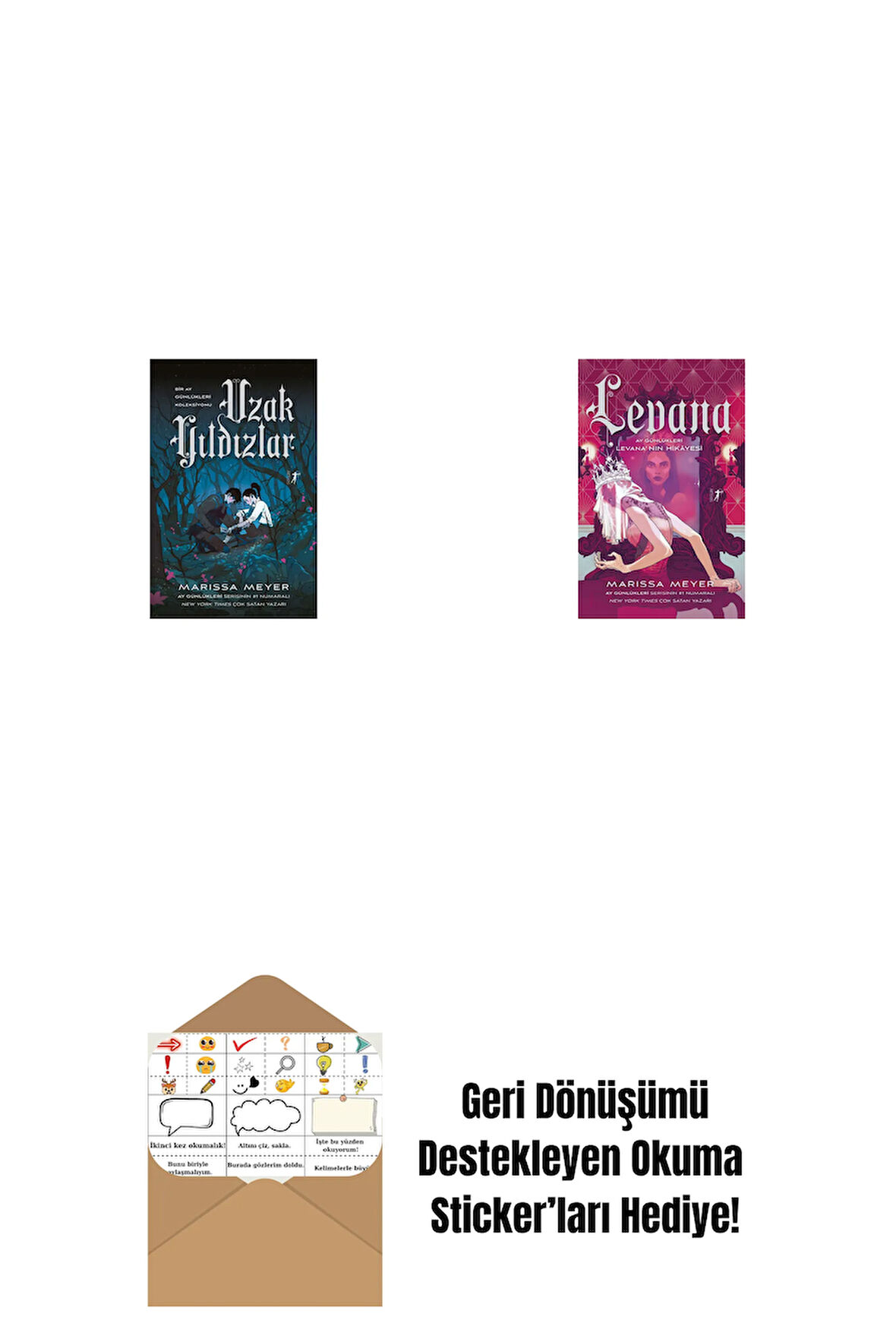 Uzak Yıldızlar + Levana + Okuma Sticker'ları