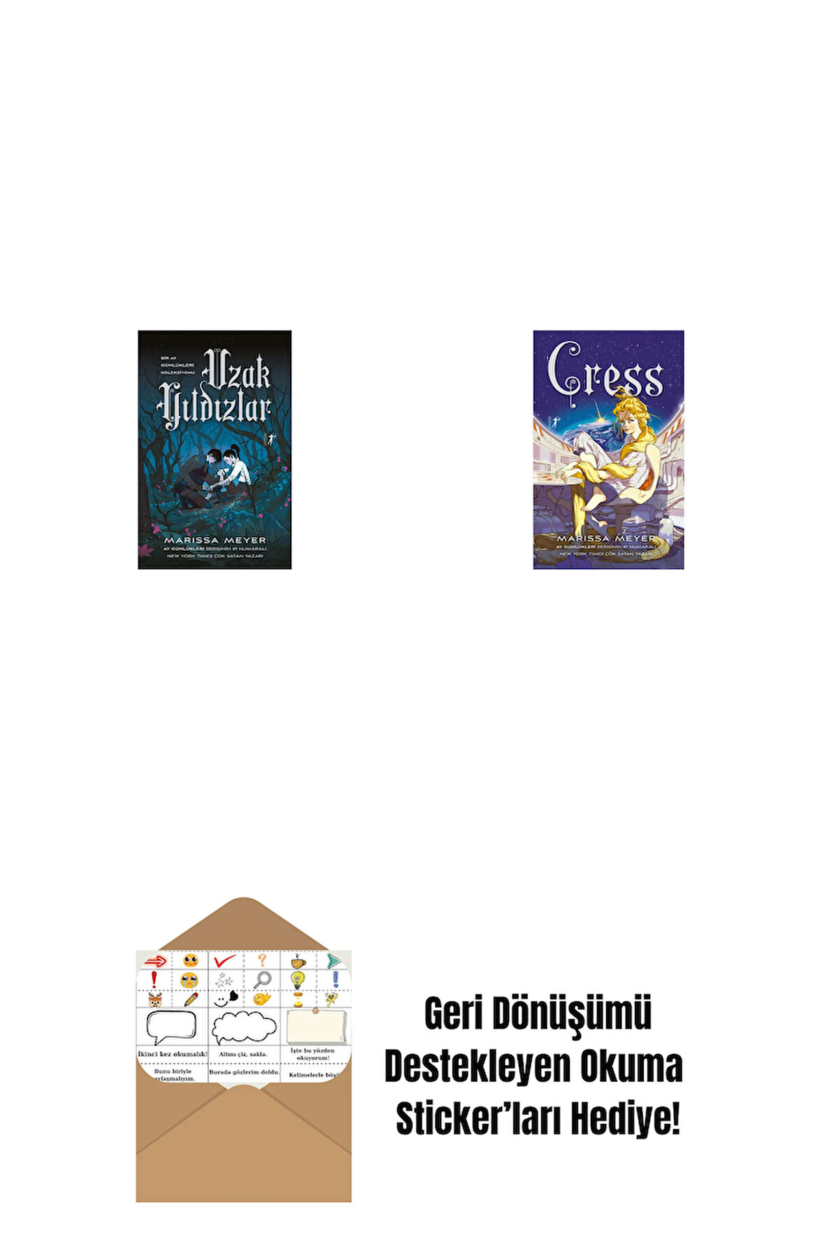 Uzak Yıldızlar + Cress + Okuma Sticker'ları
