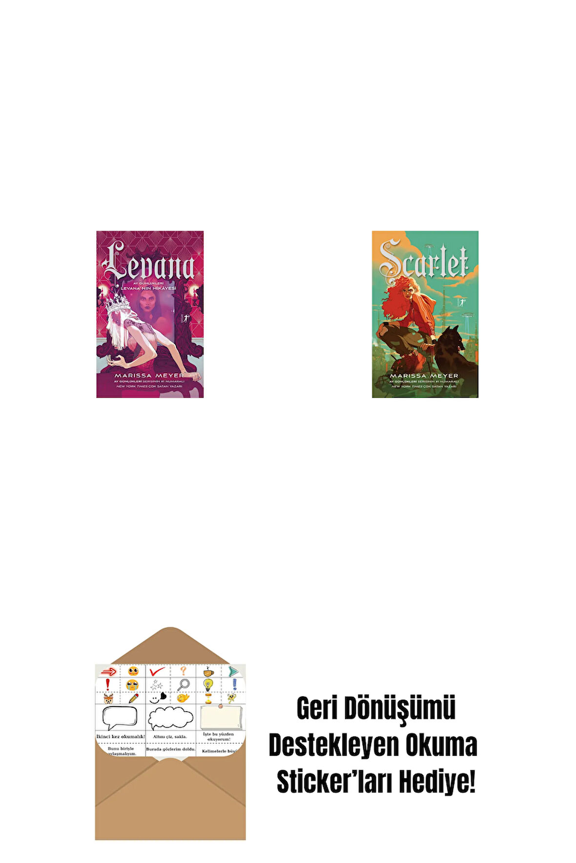 Levana + Scarlet + Okuma Sticker'ları