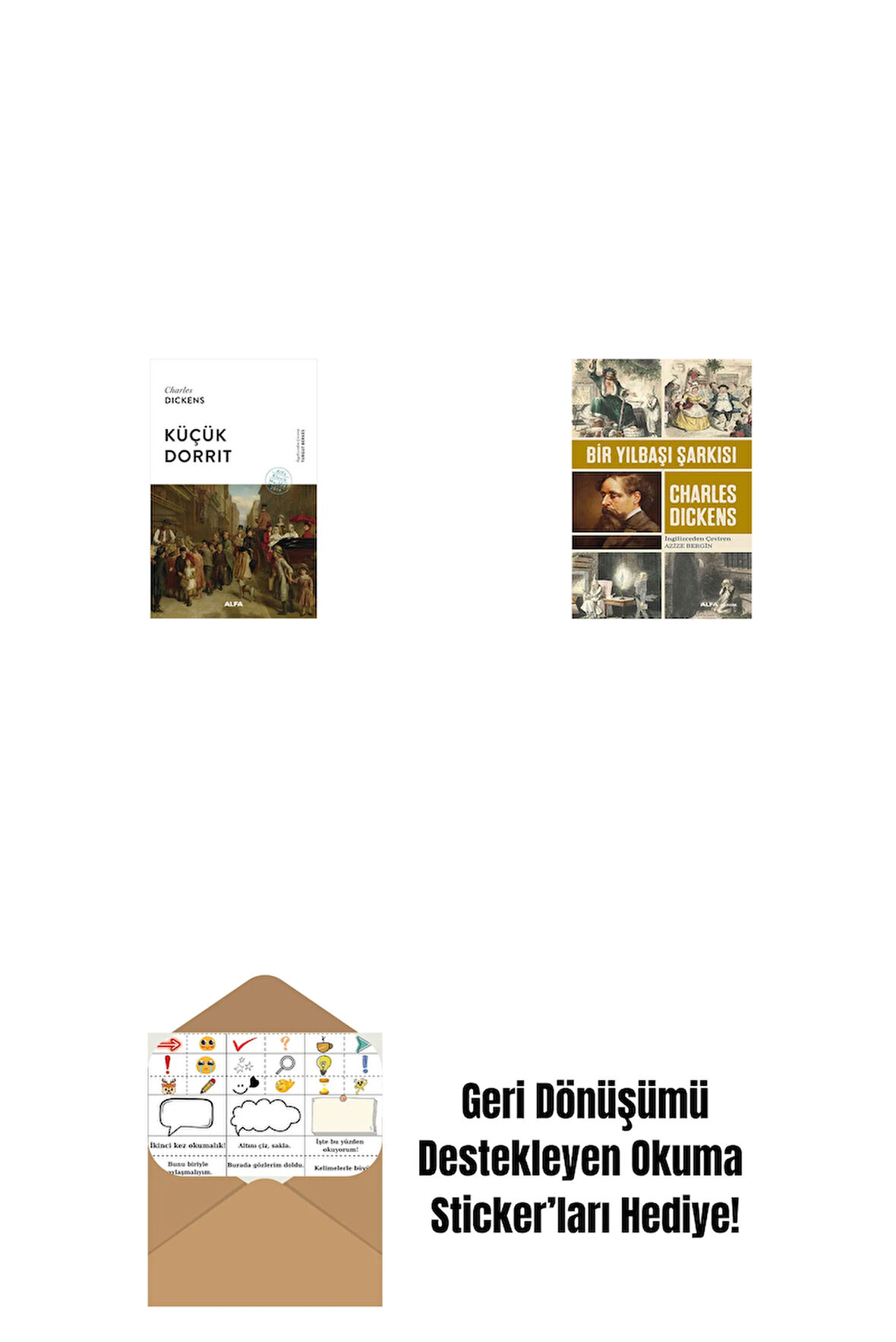 Küçük Dorrit + Bir Yılbaşı Şarkısı + Okuma Sticker'ları