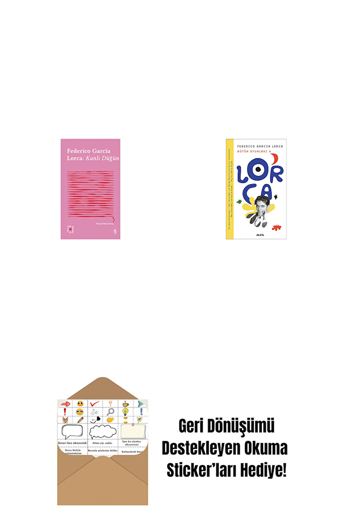 Everest Açıkhava 8 - Kanlı Düğün + Lorca Bütün Oyunları 4 + Okuma Sticker'ları