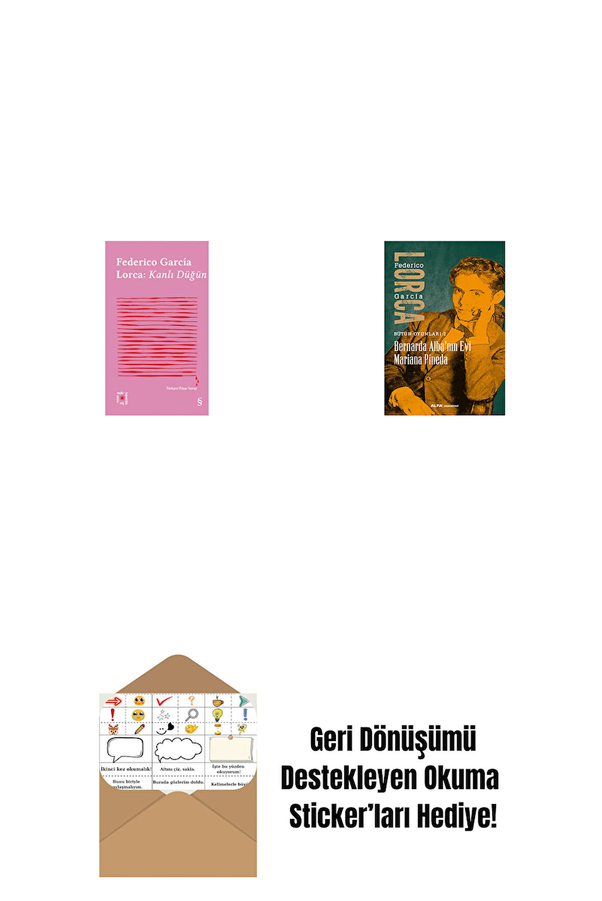 Everest Açıkhava 8 - Kanlı Düğün + Bernarda Alba’nın Evi Mariana Pineda + Okuma Sticker'ları