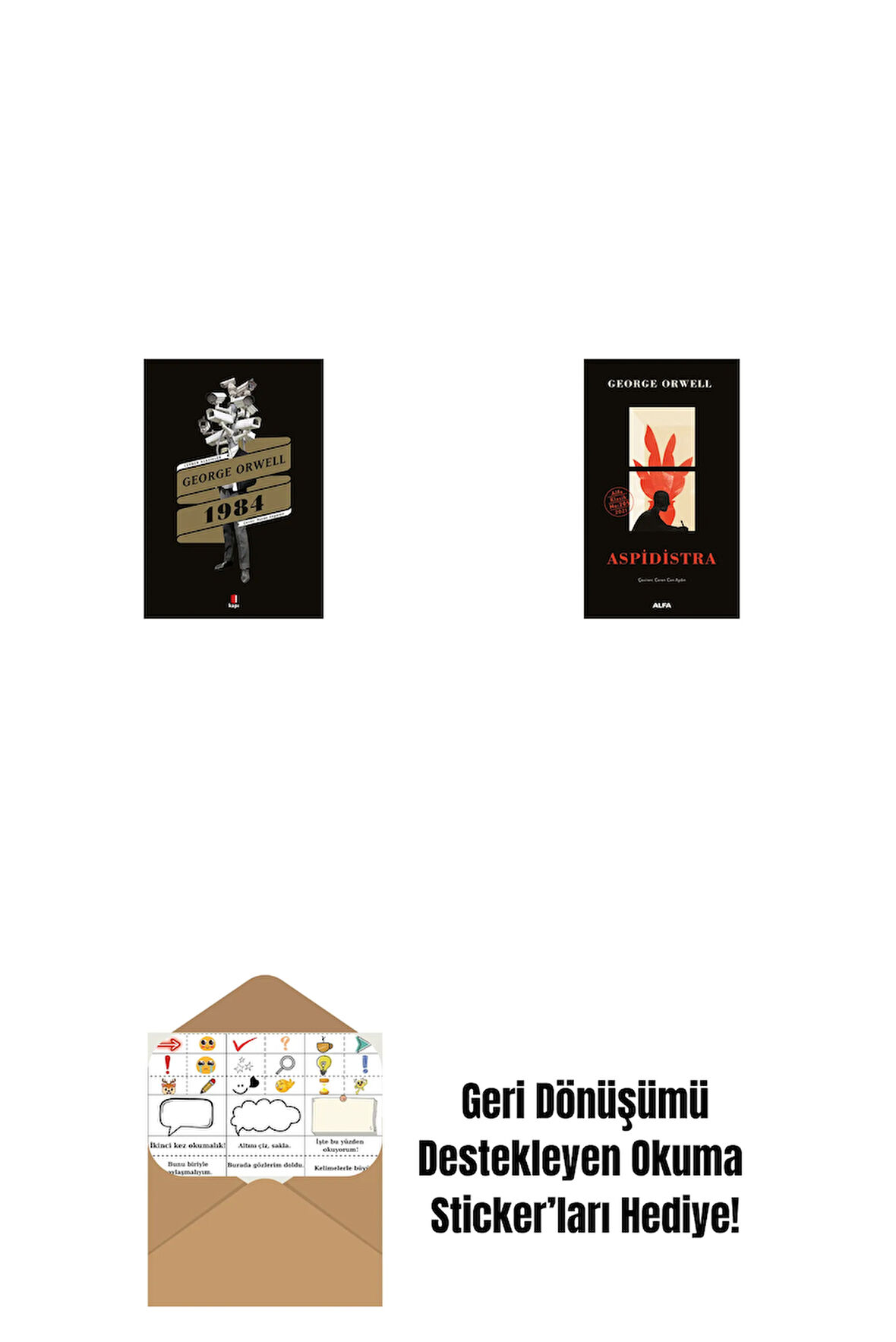 1984 + Aspidistra + Okuma Sticker'ları