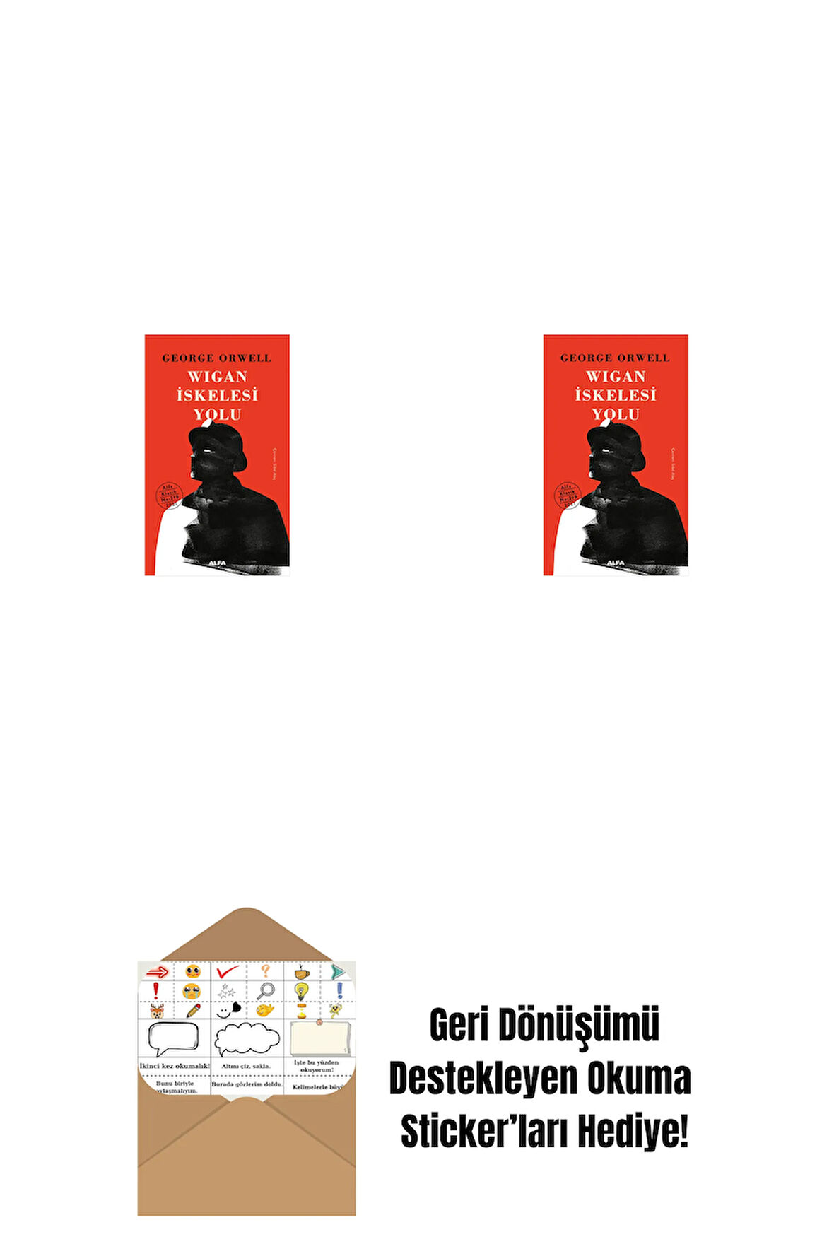 Wigan İskelesi Yolu (Ciltli) + Wigan İskelesi Yolu + Okuma Sticker'ları