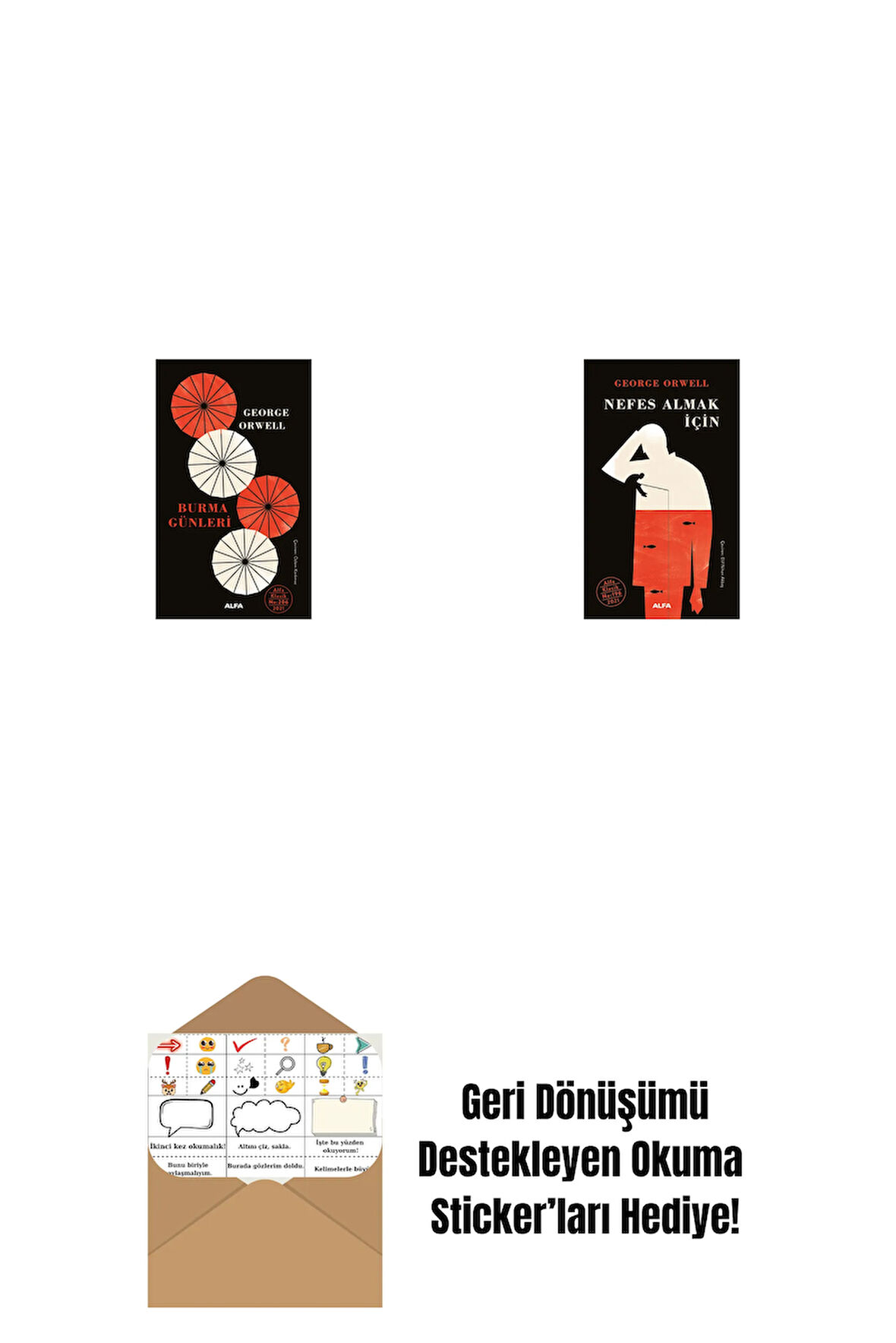 Burma Günleri + Nefes Almak İçin (Ciltli) + Okuma Sticker'ları