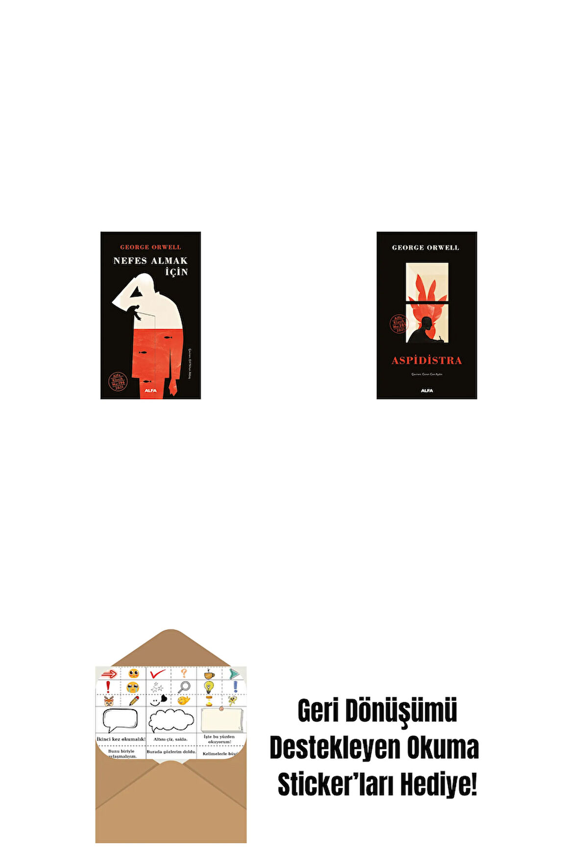 Nefes Almak İçin (Ciltli) + Aspidistra + Okuma Sticker'ları