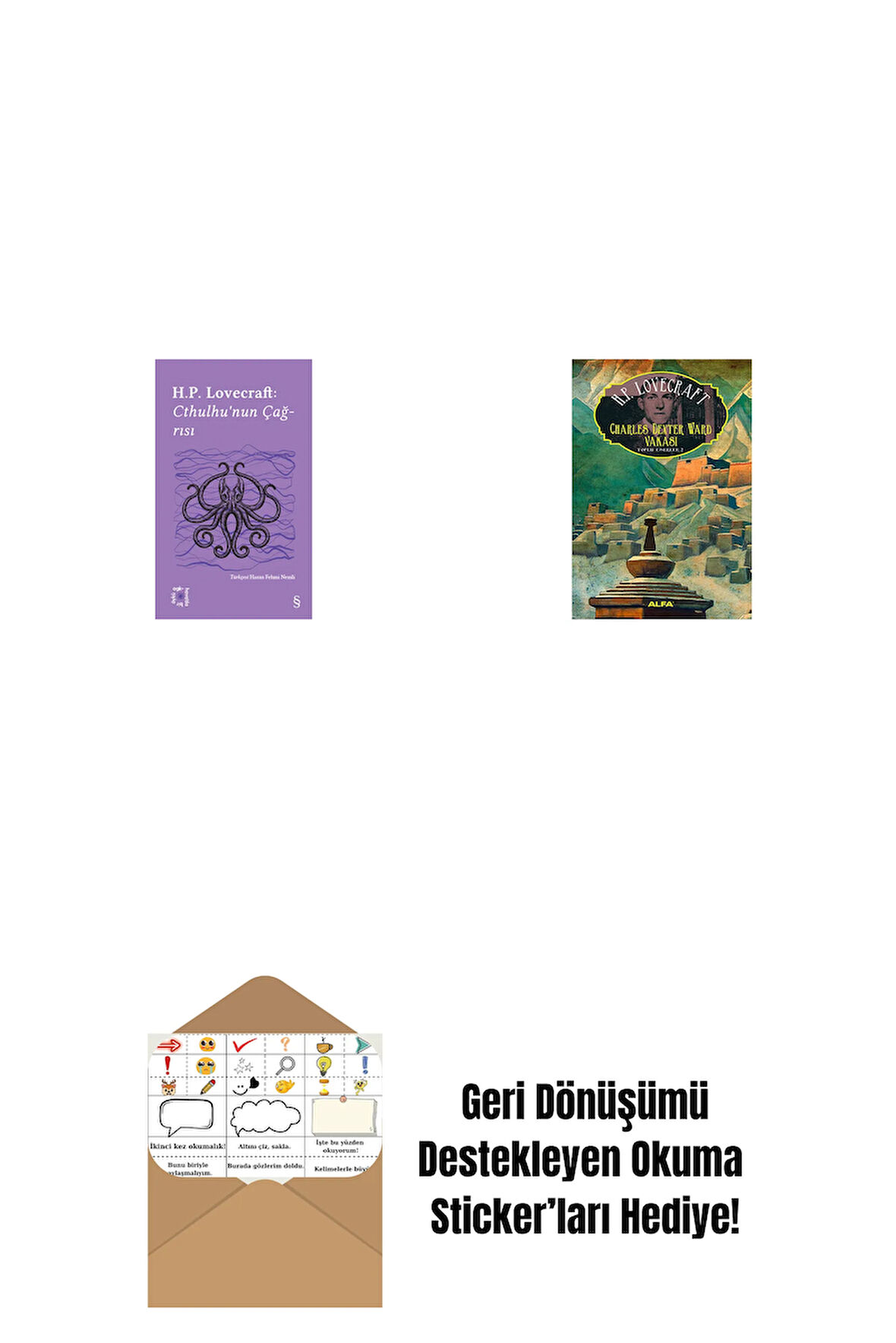 Everest Açıkhava 6 - Cthulhu’nun Çağrısı + Charles Dexter Ward Vakası + Okuma Sticker'ları