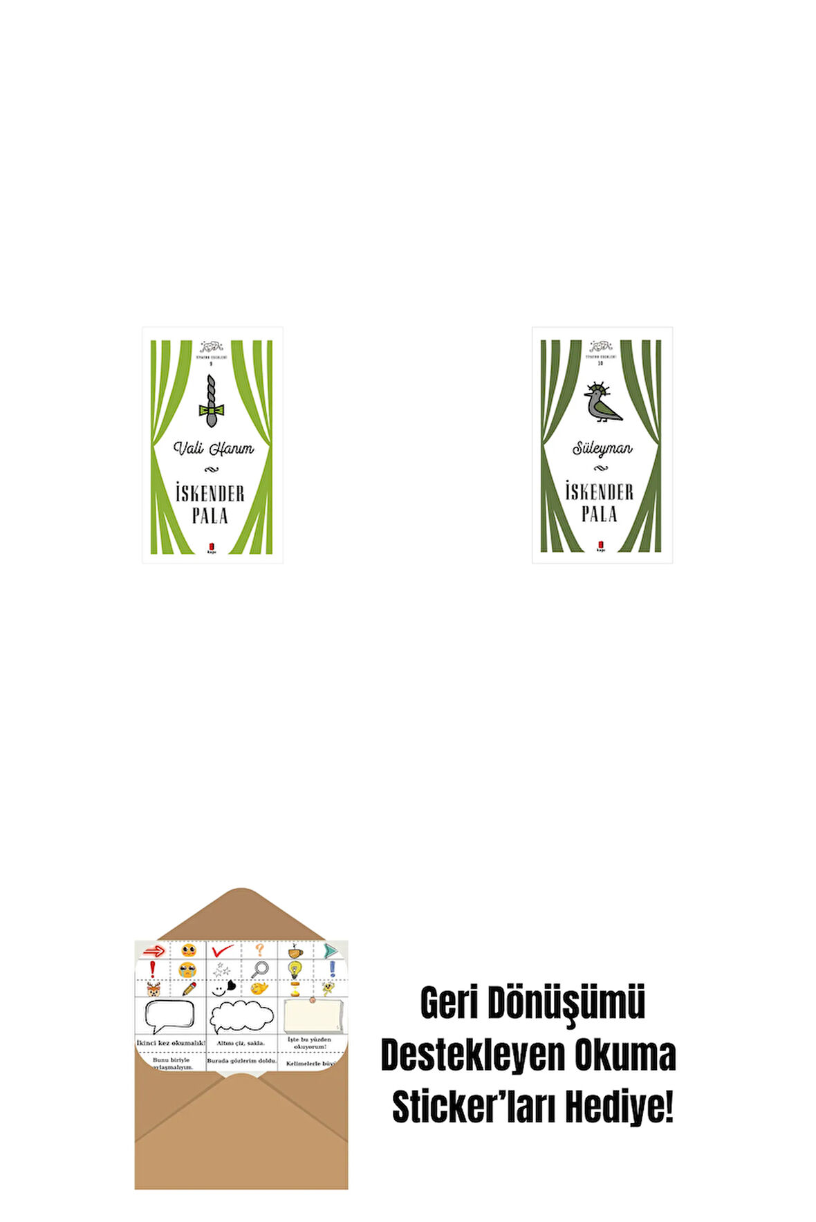 Vali Hanım (Ciltli) + Süleyman (Ciltli) + Okuma Sticker'ları