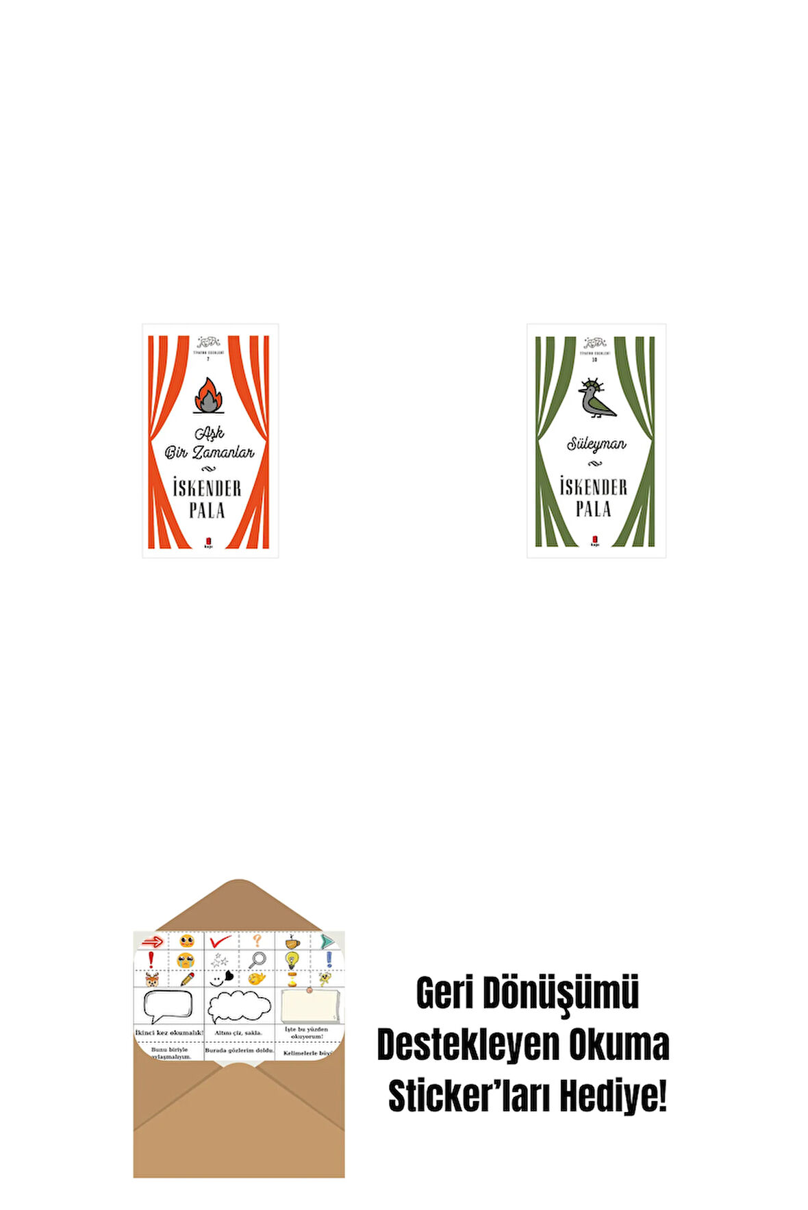 Aşk Bir Zamanlar  (Ciltli) + Süleyman (Ciltli) + Okuma Sticker'ları