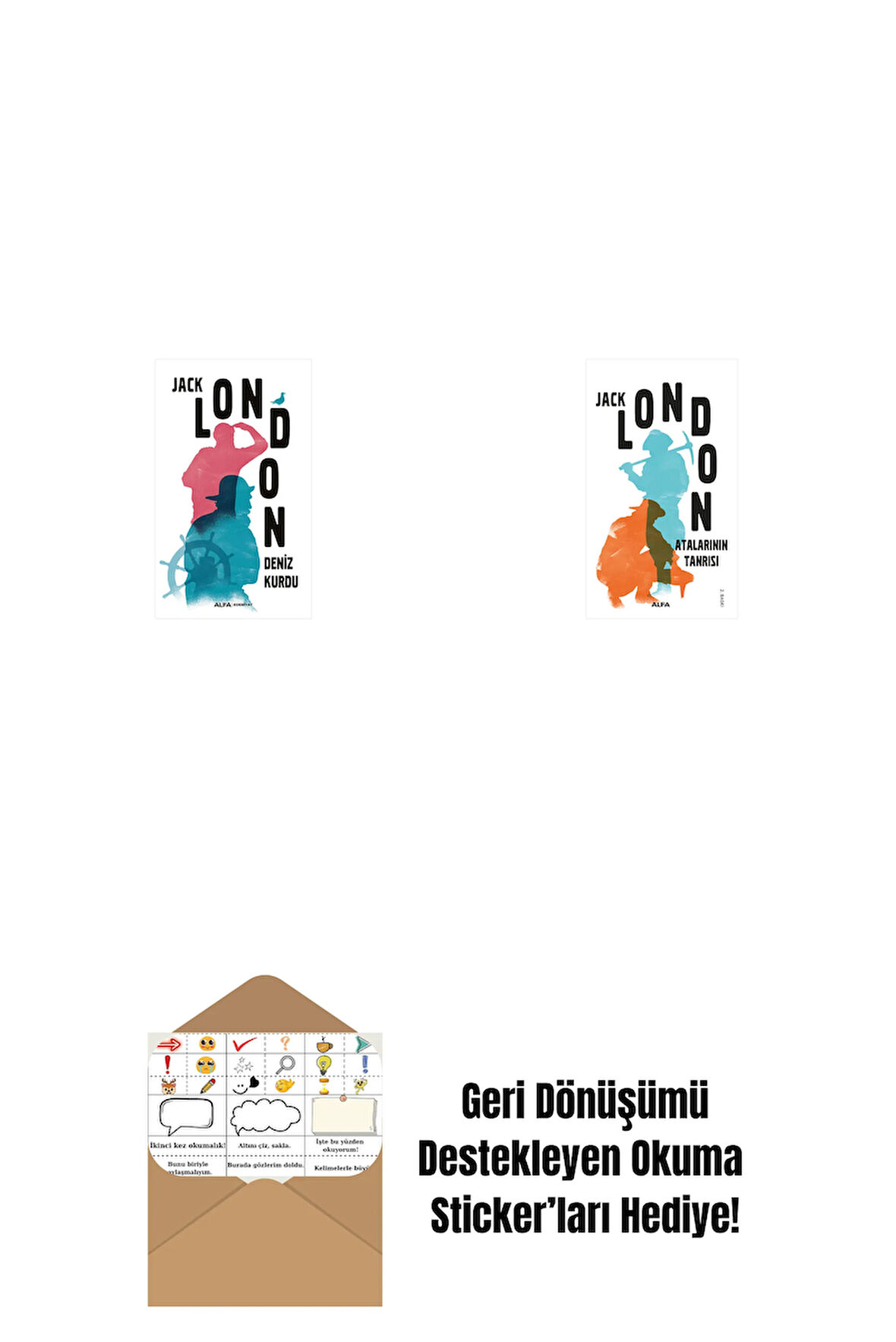 Deniz Kurdu + Atalarının Tanrısı + Okuma Sticker'ları