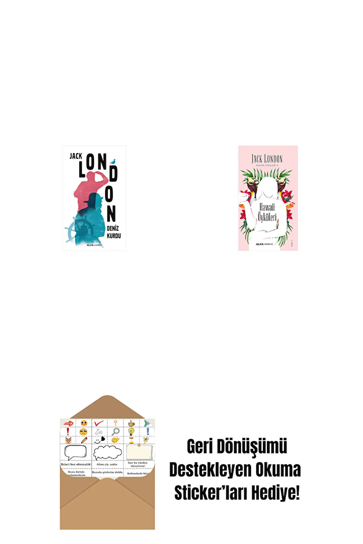 Deniz Kurdu + Hawaii Öyküleri + Okuma Sticker'ları