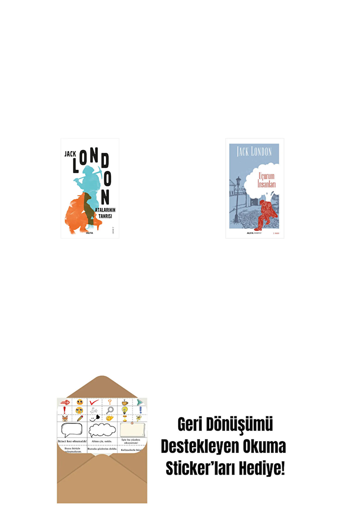 Atalarının Tanrısı + Uçurum İnsanları + Okuma Sticker'ları