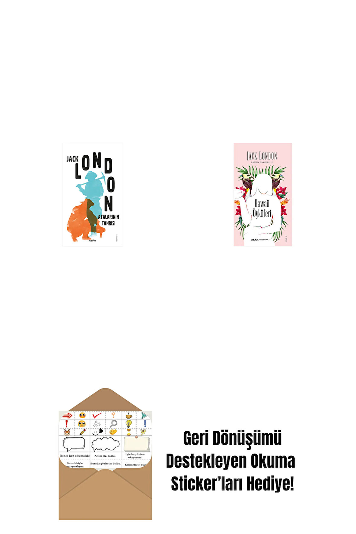 Atalarının Tanrısı + Hawaii Öyküleri + Okuma Sticker'ları