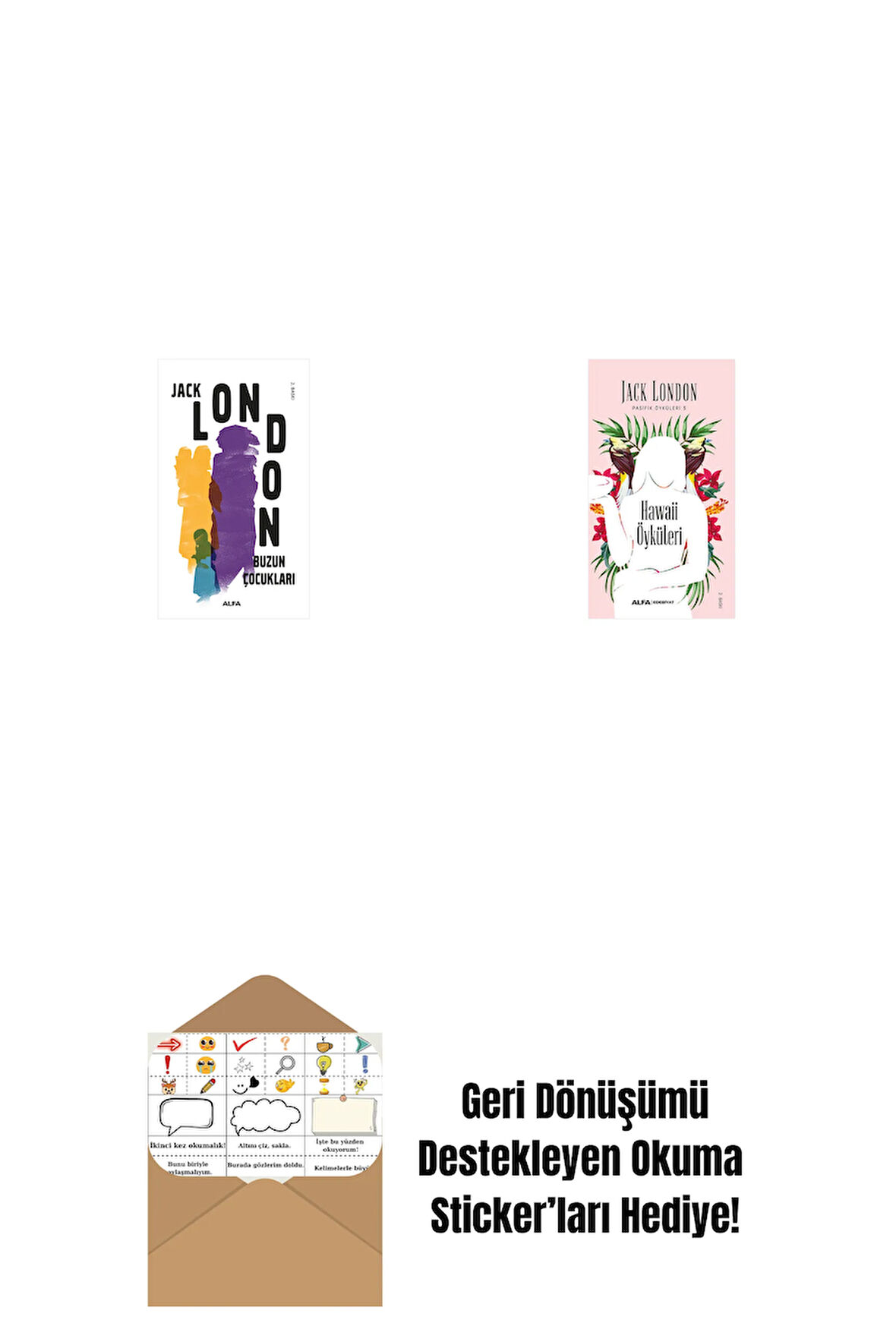 Buzun Çocukları + Hawaii Öyküleri + Okuma Sticker'ları