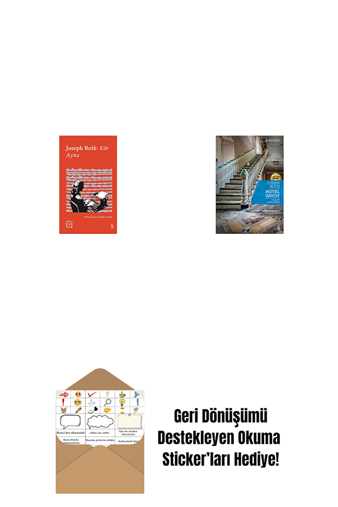 Everest Açıkhava 33 - Kör Ayna + Hotel Savoy + Okuma Sticker'ları