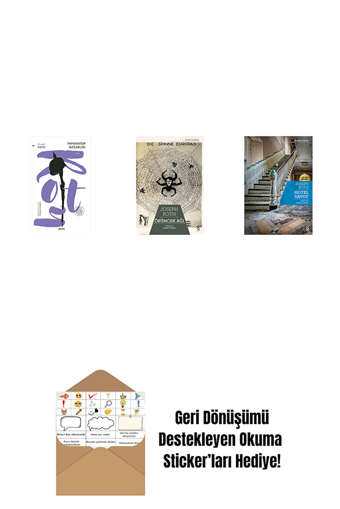 İmparator Mezarlığı + Örümcek Ağı + Hotel Savoy + Okuma Sticker'ları