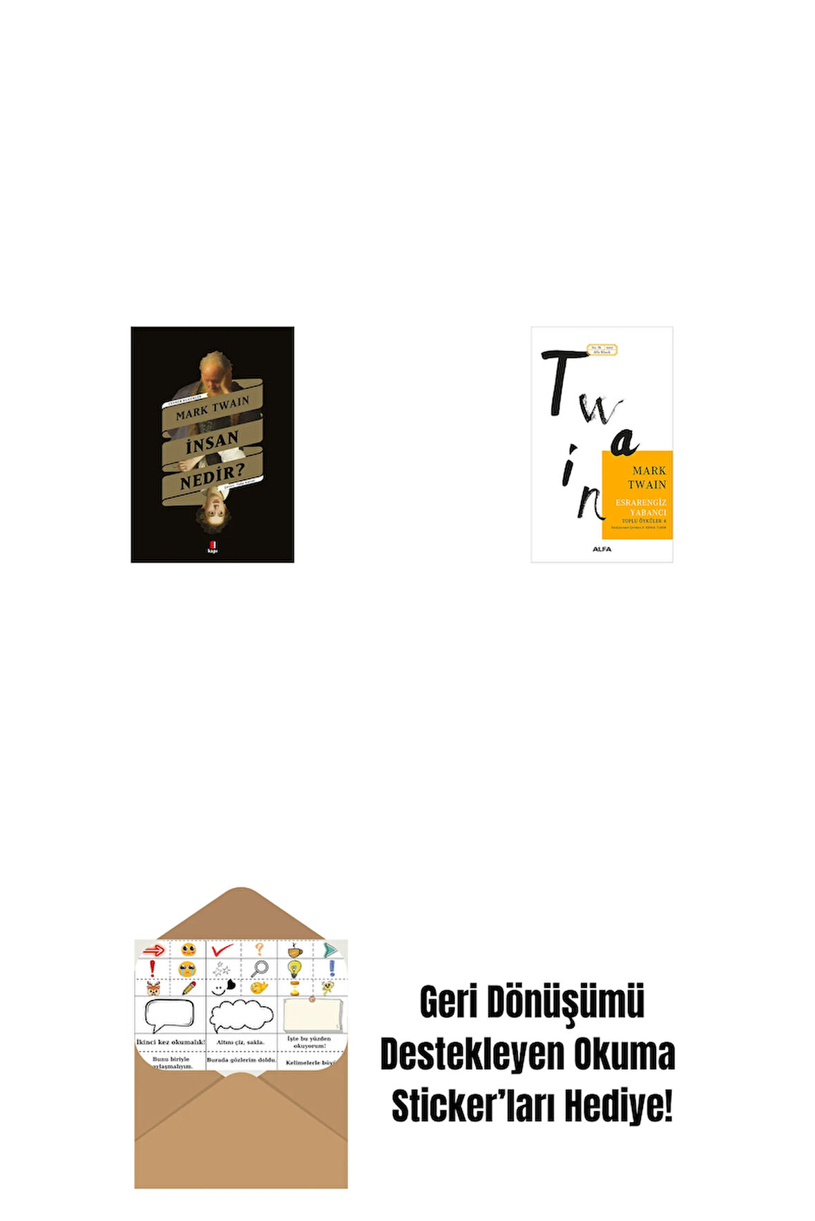 İnsan Nedir? + Esrarengiz Yabancı + Okuma Sticker'ları
