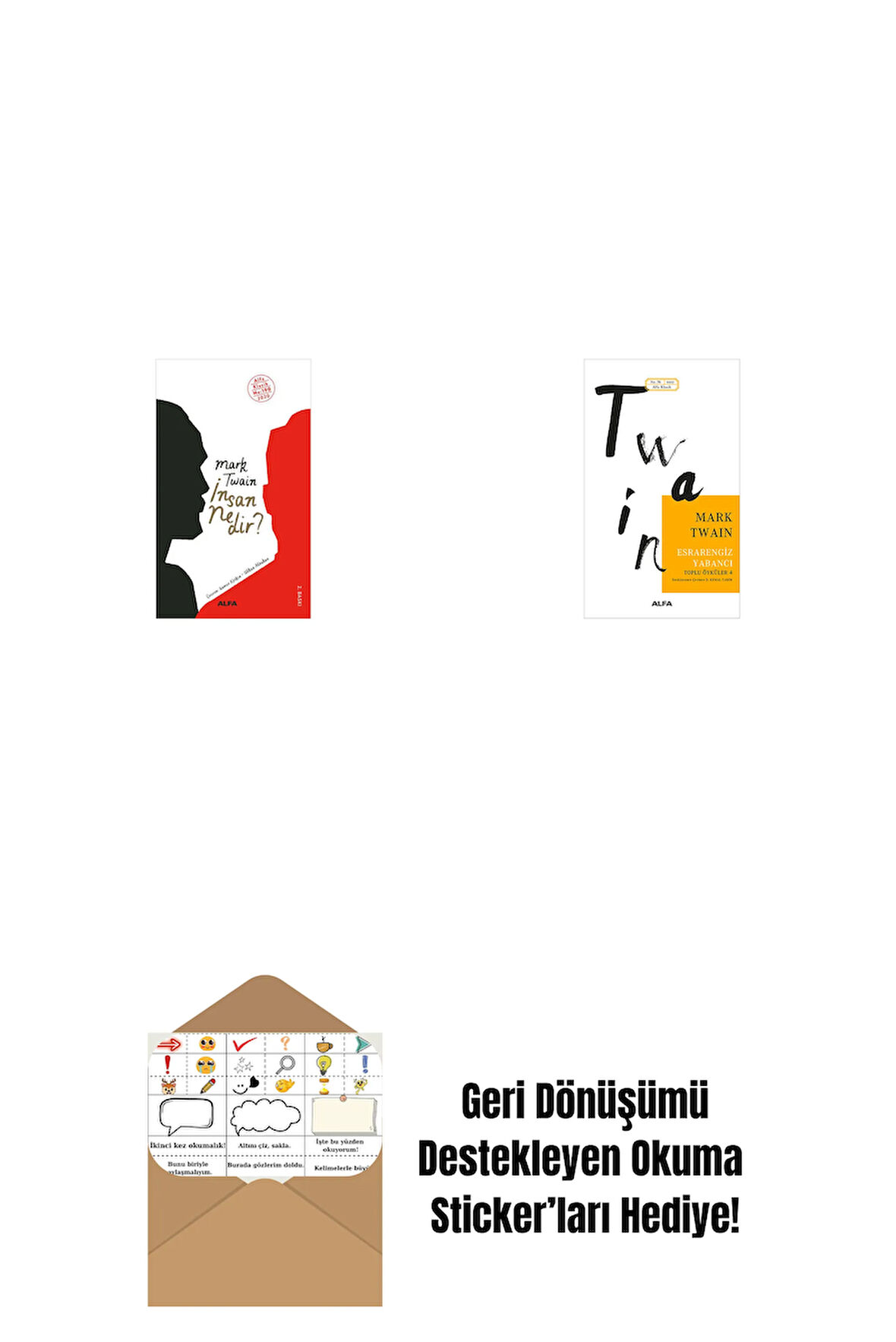 İnsan Nedir? + Esrarengiz Yabancı + Okuma Sticker'ları