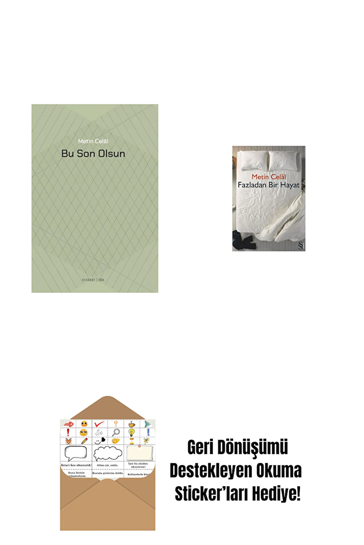 Bu Son Olsun + Fazladan Bir Hayat + Okuma Sticker'ları