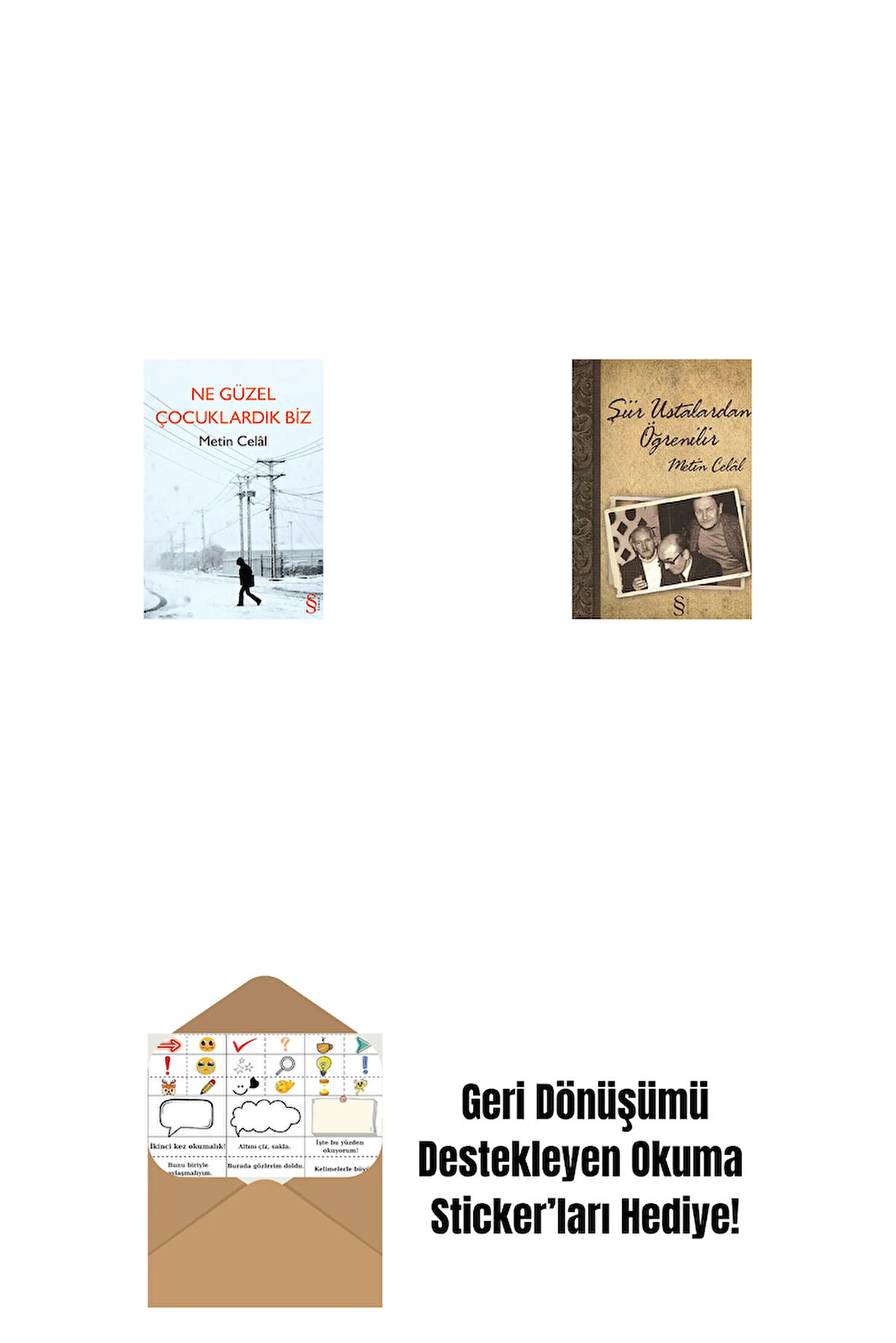 Ne Güzel Çocuklardık Biz + Şiir Ustalardan Öğrenilir + Okuma Sticker'ları