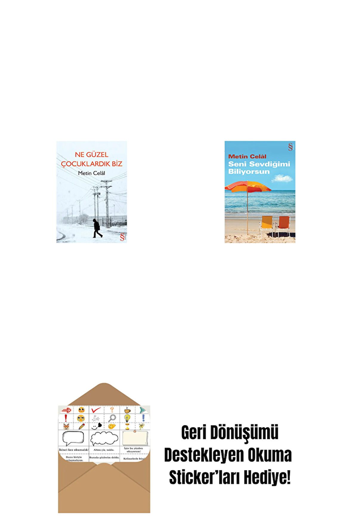 Ne Güzel Çocuklardık Biz + Seni Sevdiğimi Biliyorsun + Okuma Sticker'ları