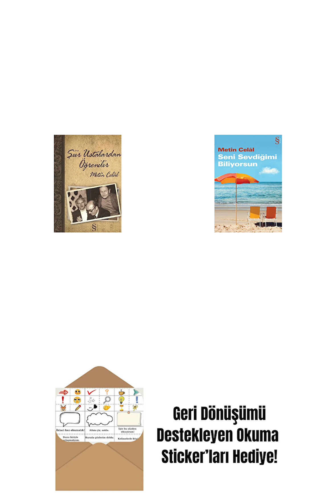 Şiir Ustalardan Öğrenilir + Seni Sevdiğimi Biliyorsun + Okuma Sticker'ları