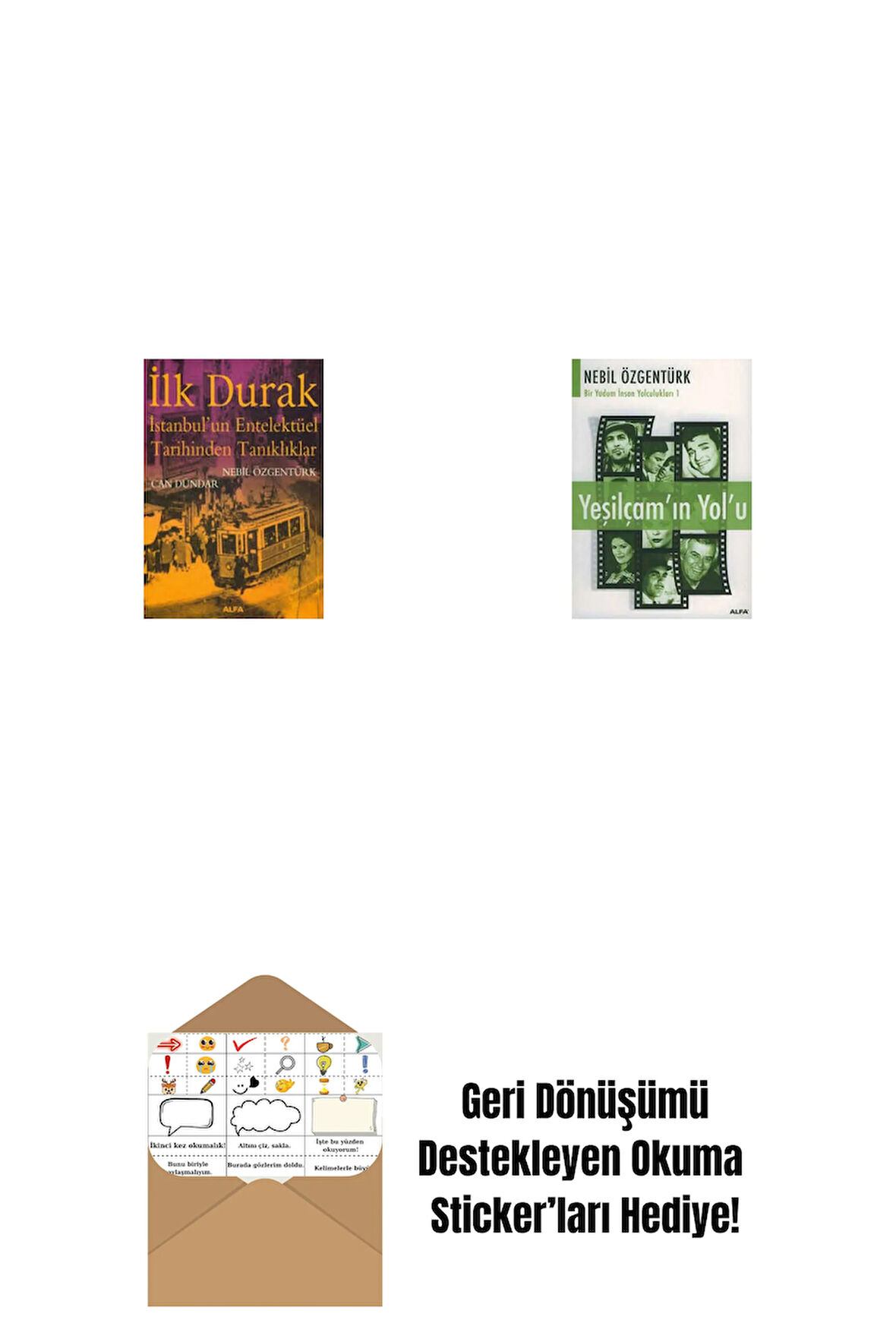 İlk Durak + Yeşilçam'ın Yol'u + Okuma Sticker'ları