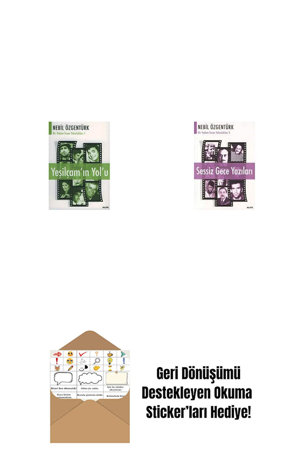 Yeşilçam'ın Yol'u + Sessiz Gece Yazıları + Okuma Sticker'ları